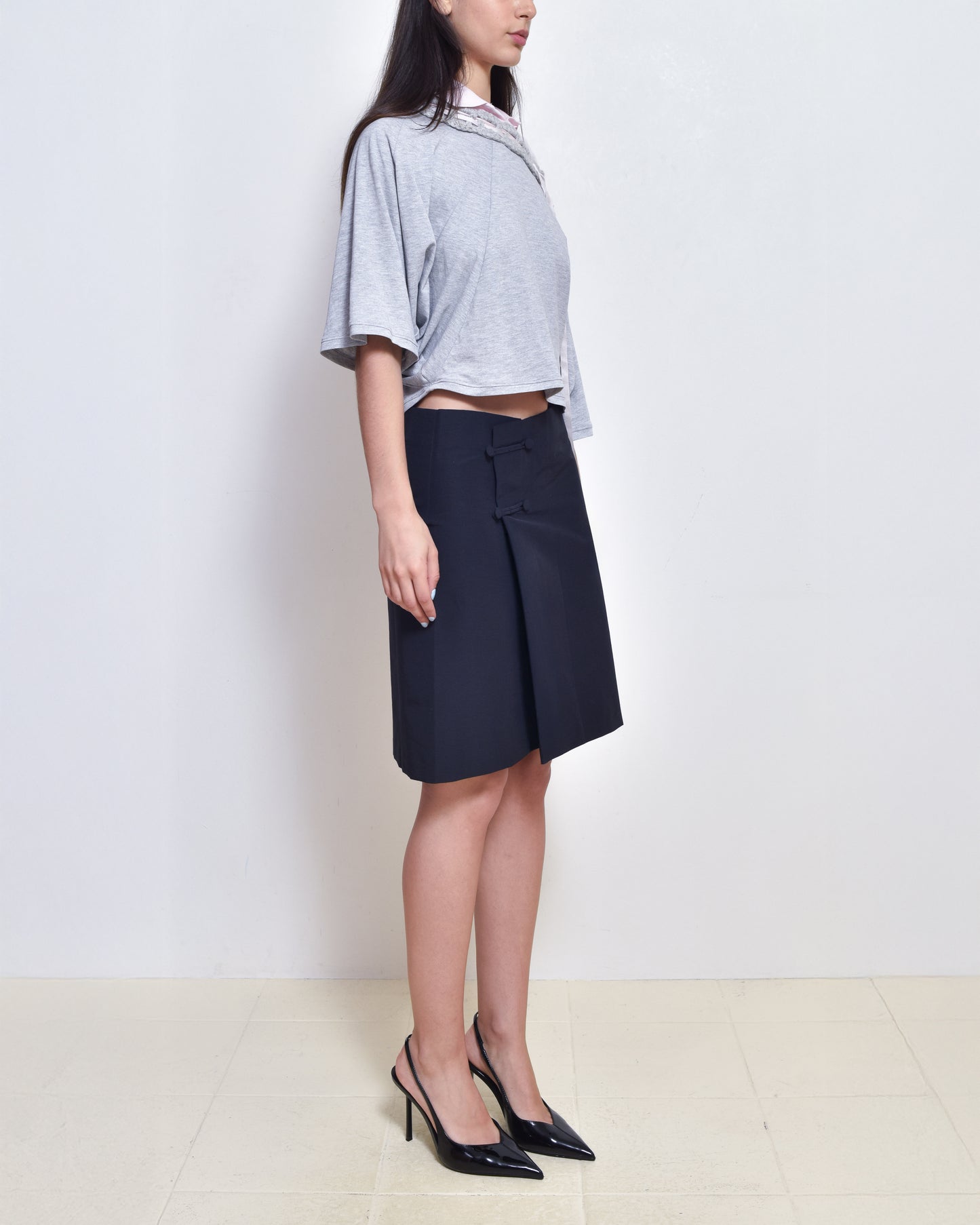 Asymmetrical Polo Top