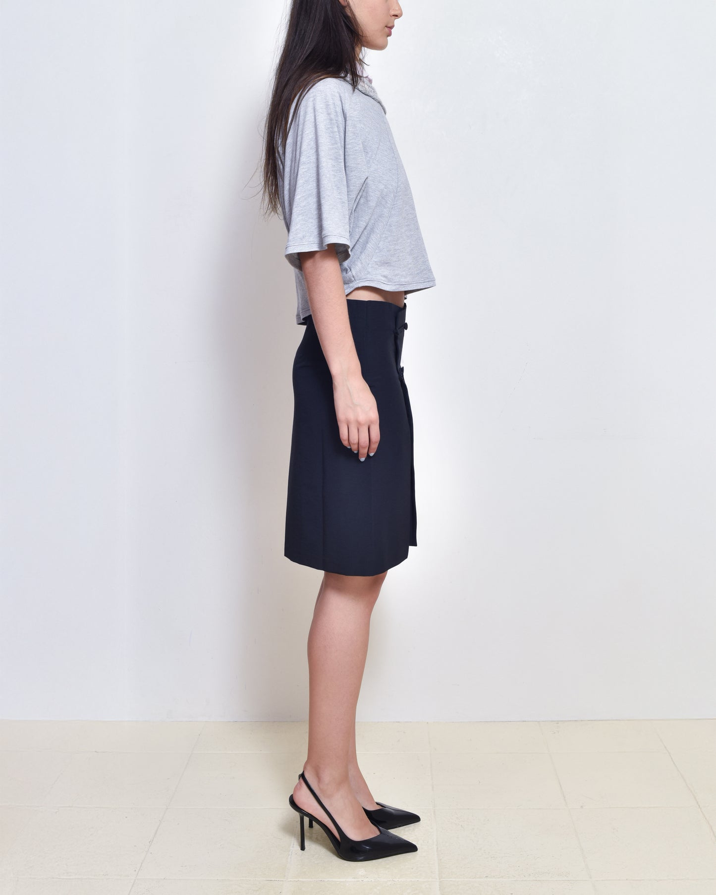 Asymmetrical Polo Top