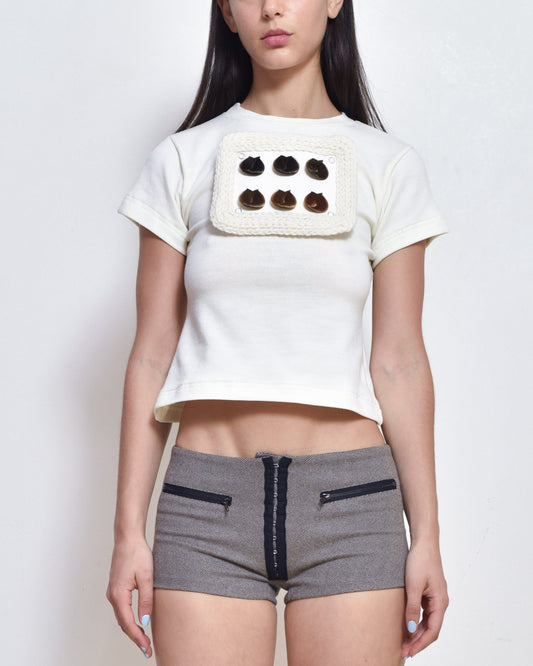 Hair Color Chart T-shirt in White