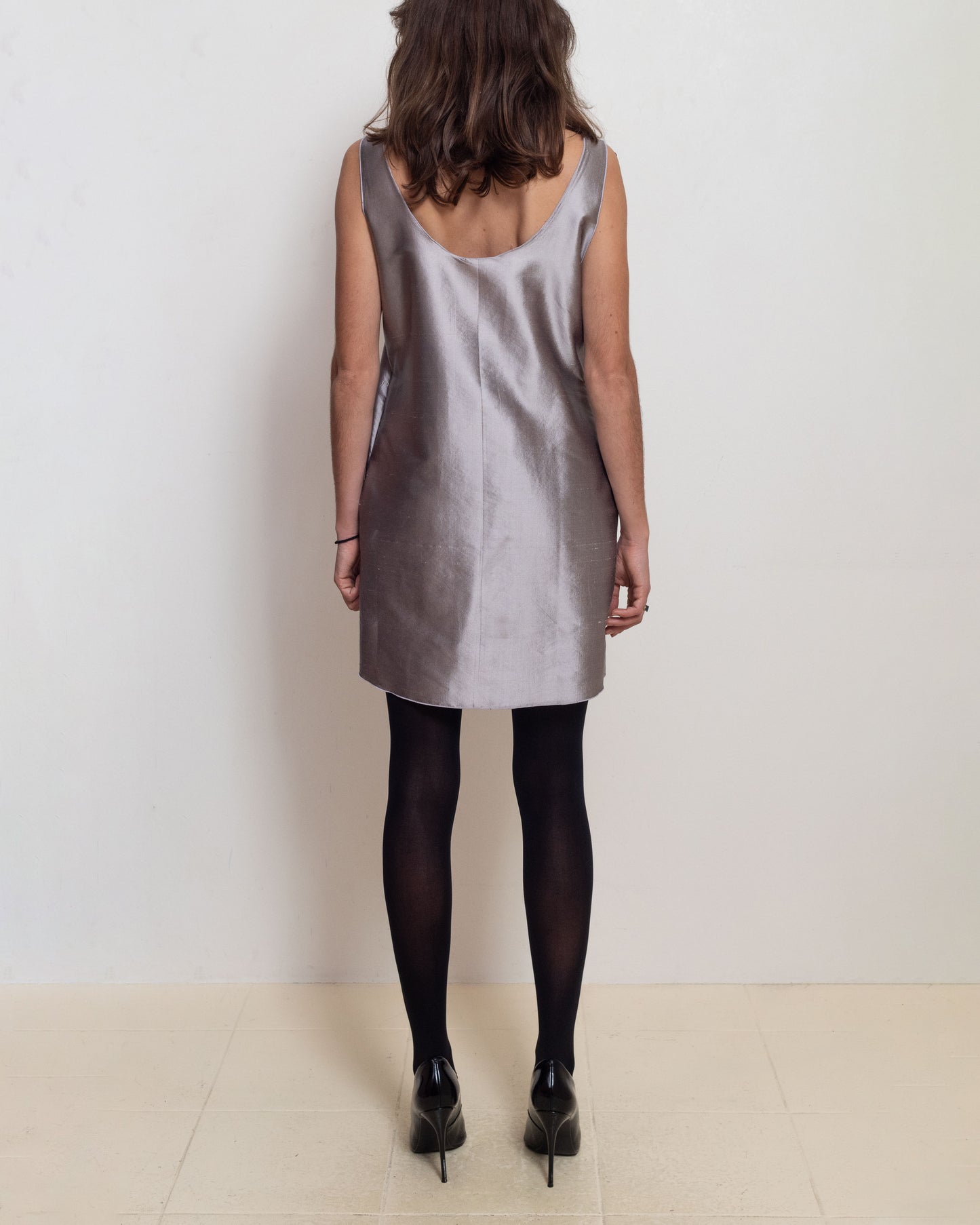 Lavender Silk Lotte Dress