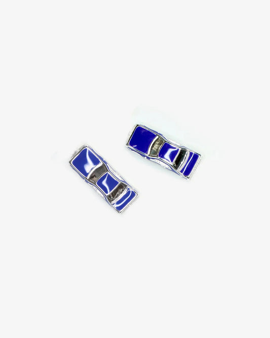 Marland Backus - Car Earrings Blue - Sample