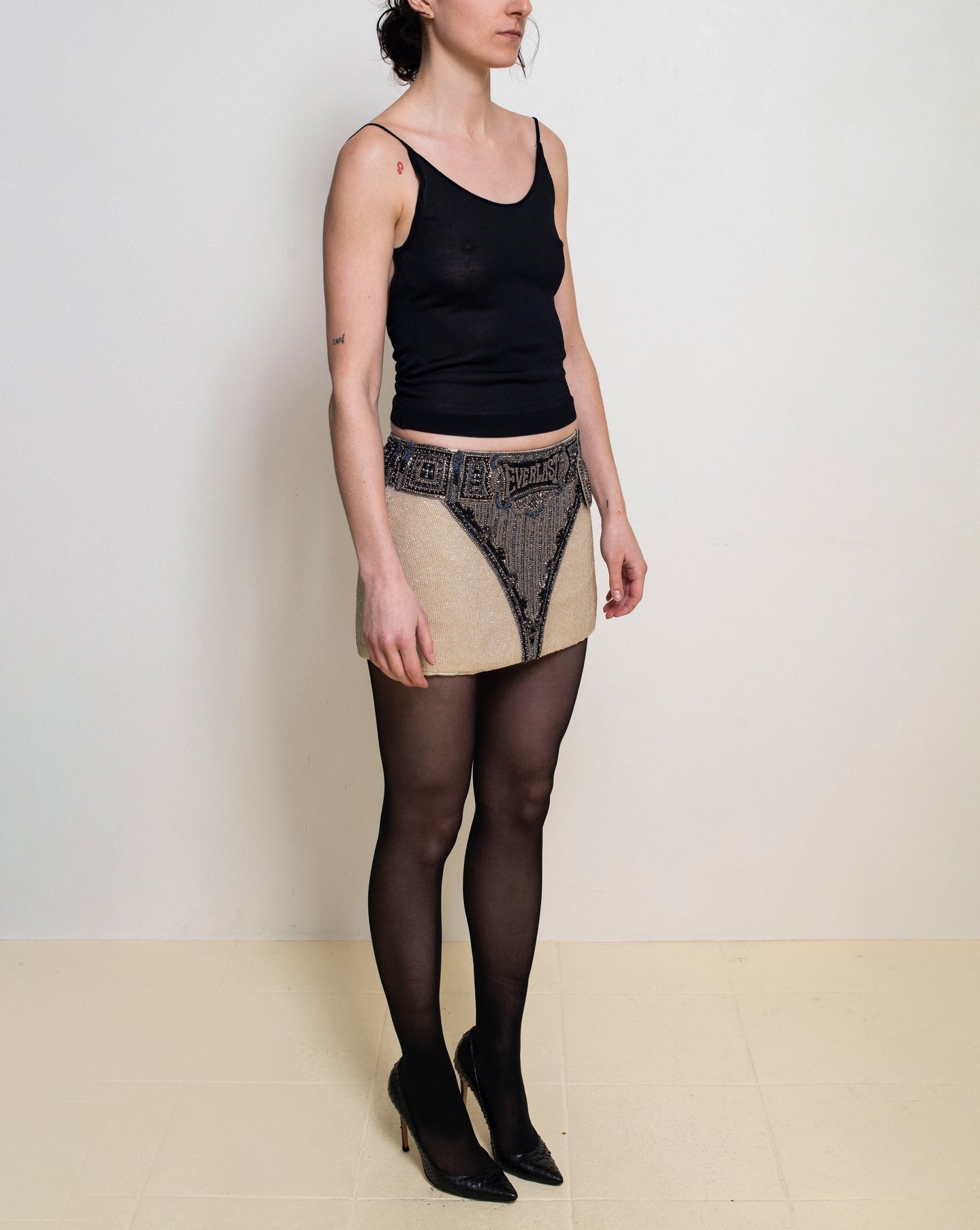 Chastity Beaded Couture Skirt