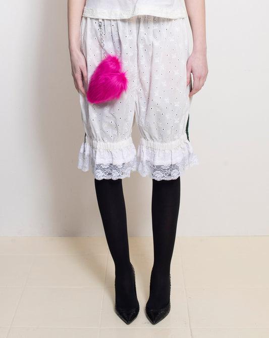 Skull Bloomers with Pink Heart