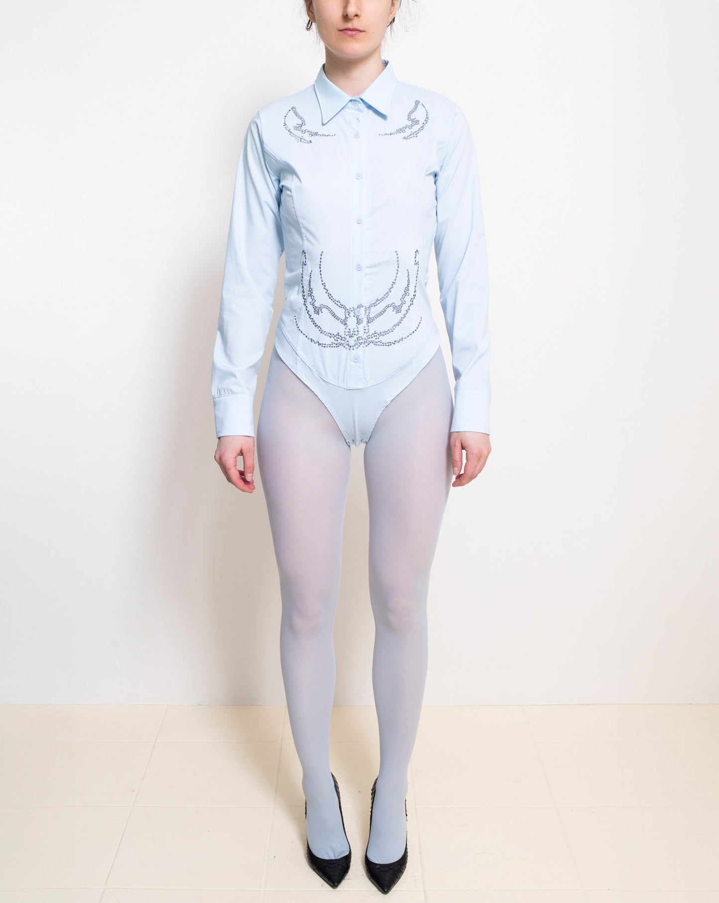 Dove Blue Tights