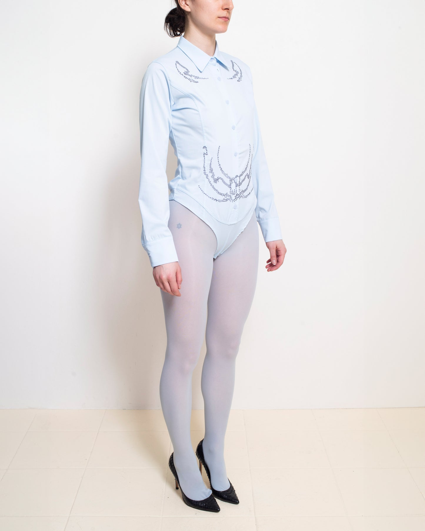 Dove Blue Tights