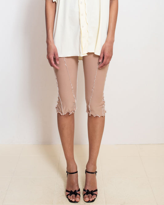 Beige Capri Pants