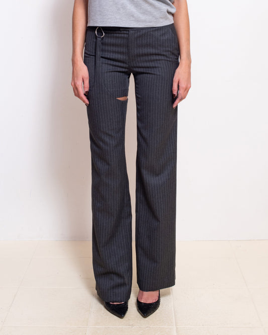 Pinstripe Garter Pants