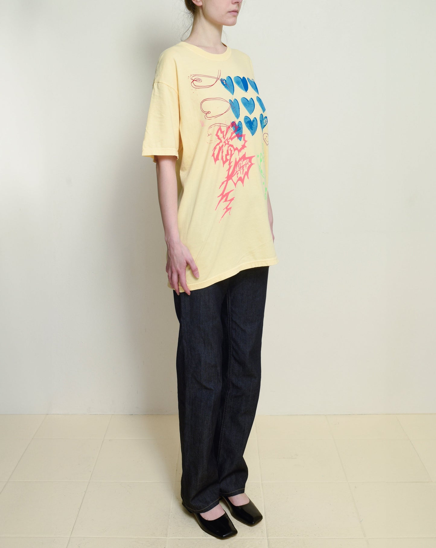 Yellow Printed T-Shirt