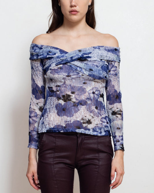 Twisted Floral Top