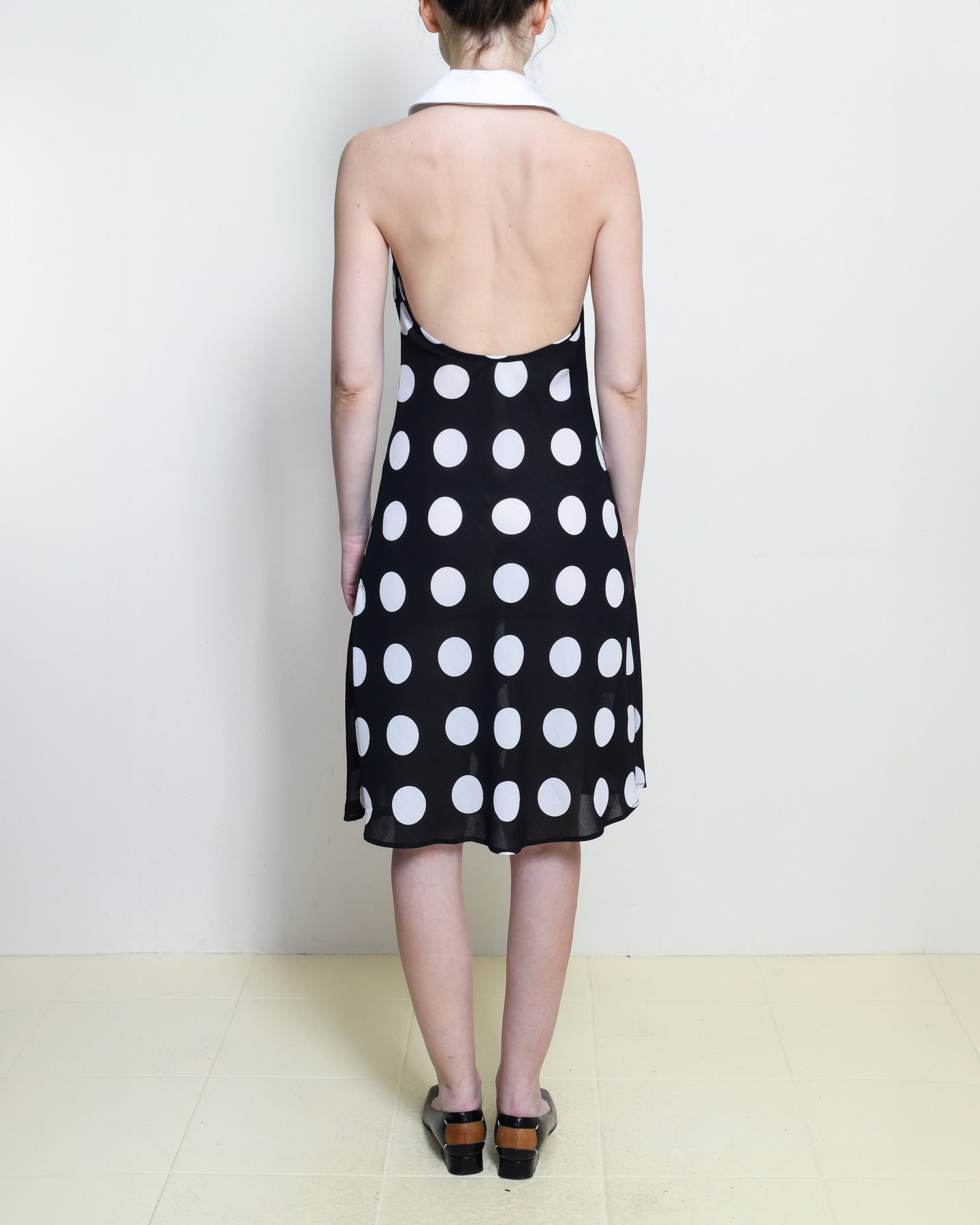 Lux Sheer Polka Dot Dress