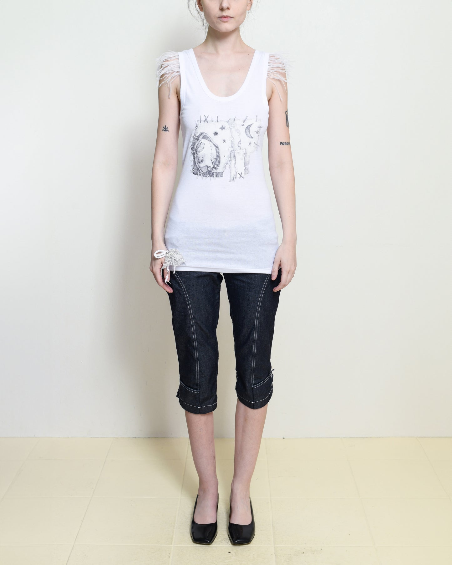 White Rat Angel Top