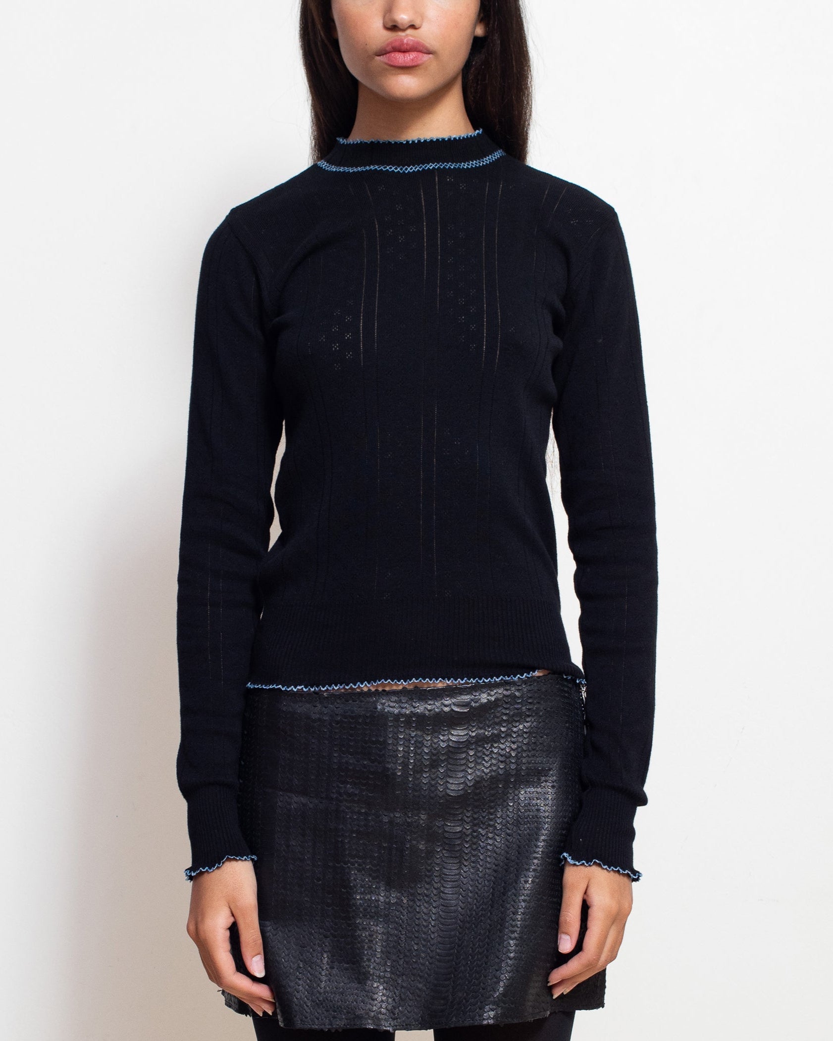 Classic Crew Relaxed Pointelle