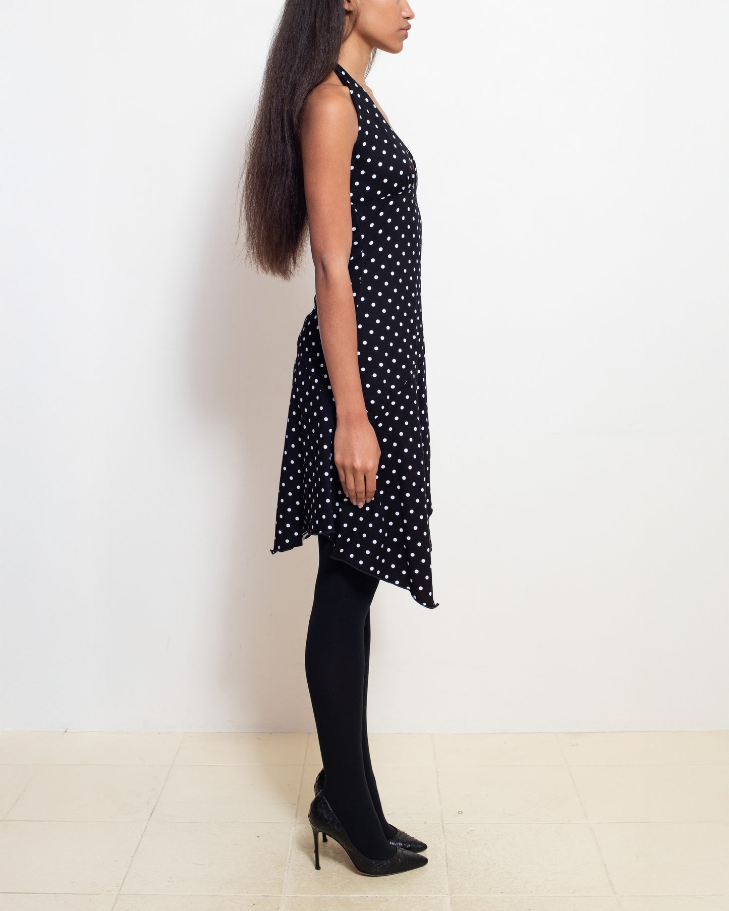 Black Polka Dot Aurora Dress