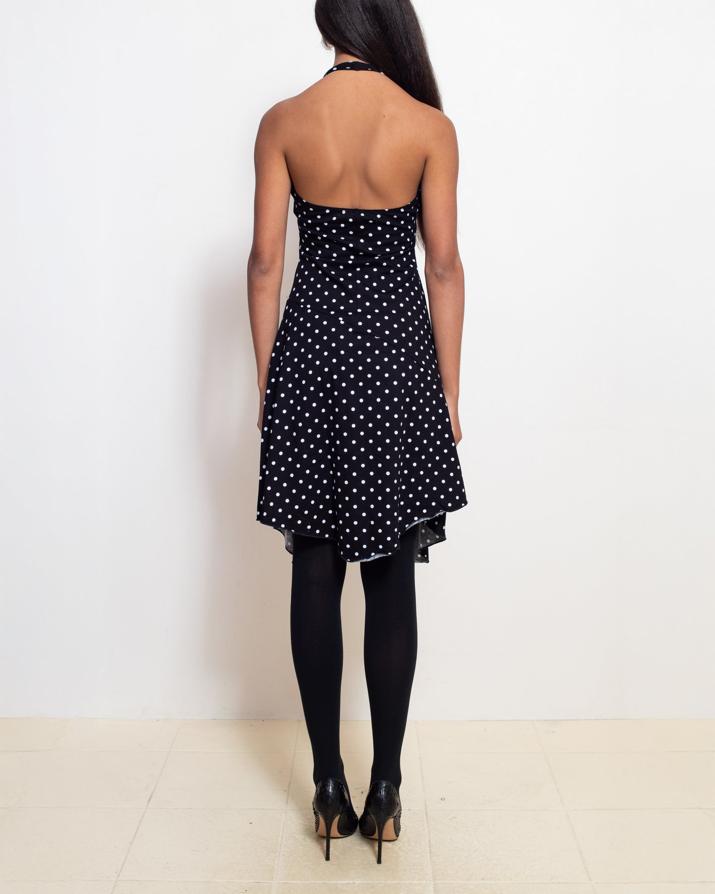Black Polka Dot Aurora Dress