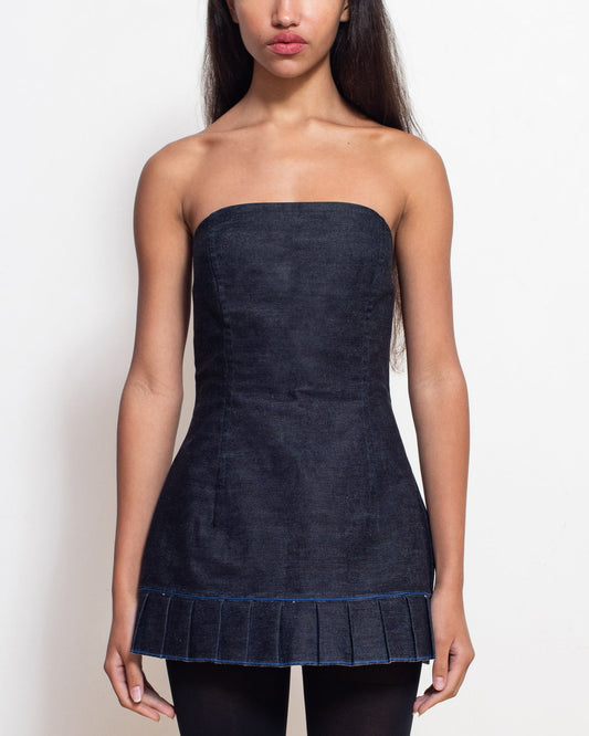 1793 Pleated Mini Dress
