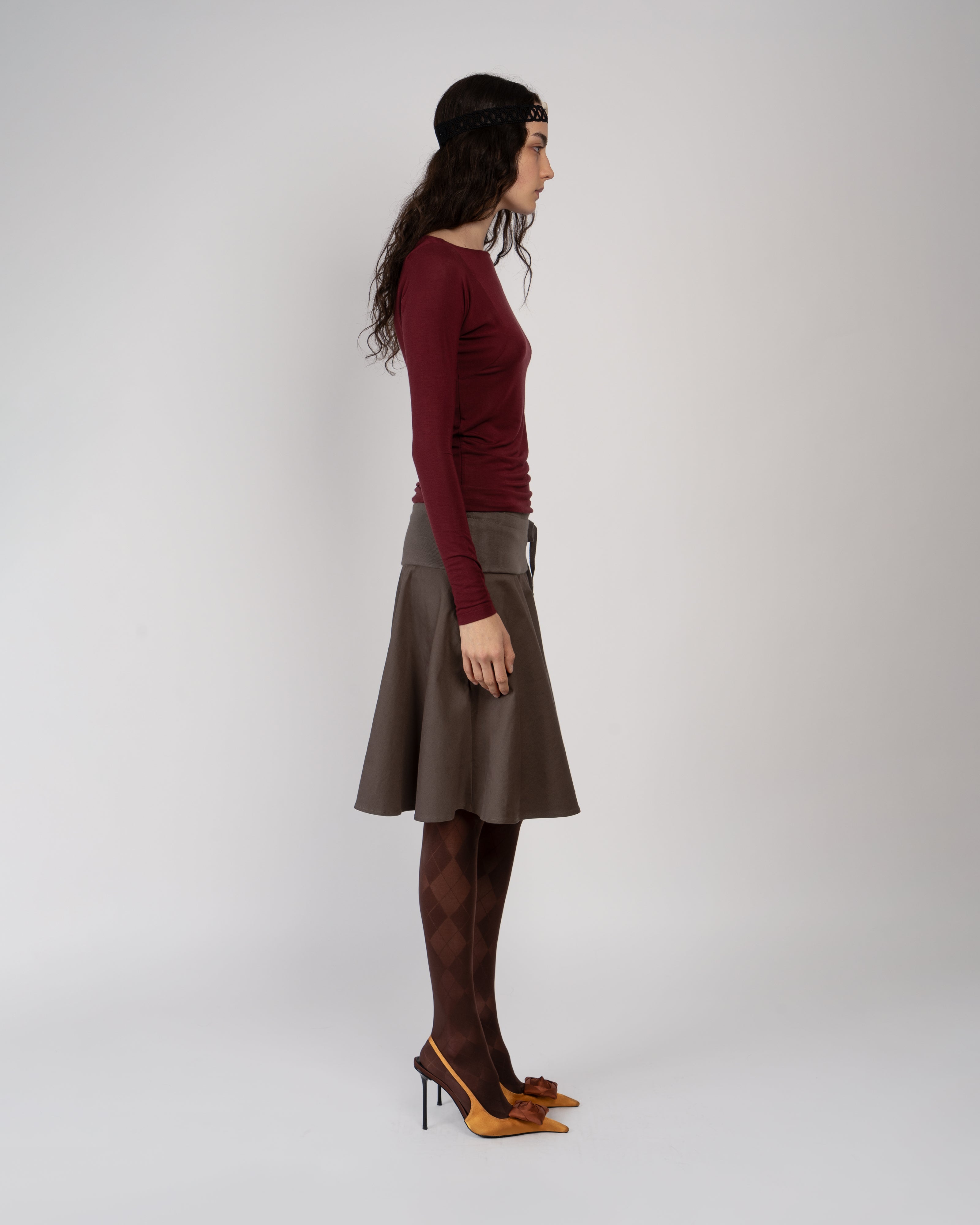 Plum Turn Back Time Top