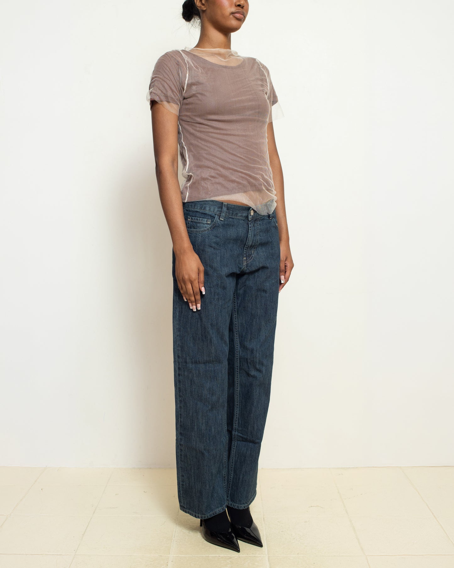 Mycelia Tulle Short Sleeves