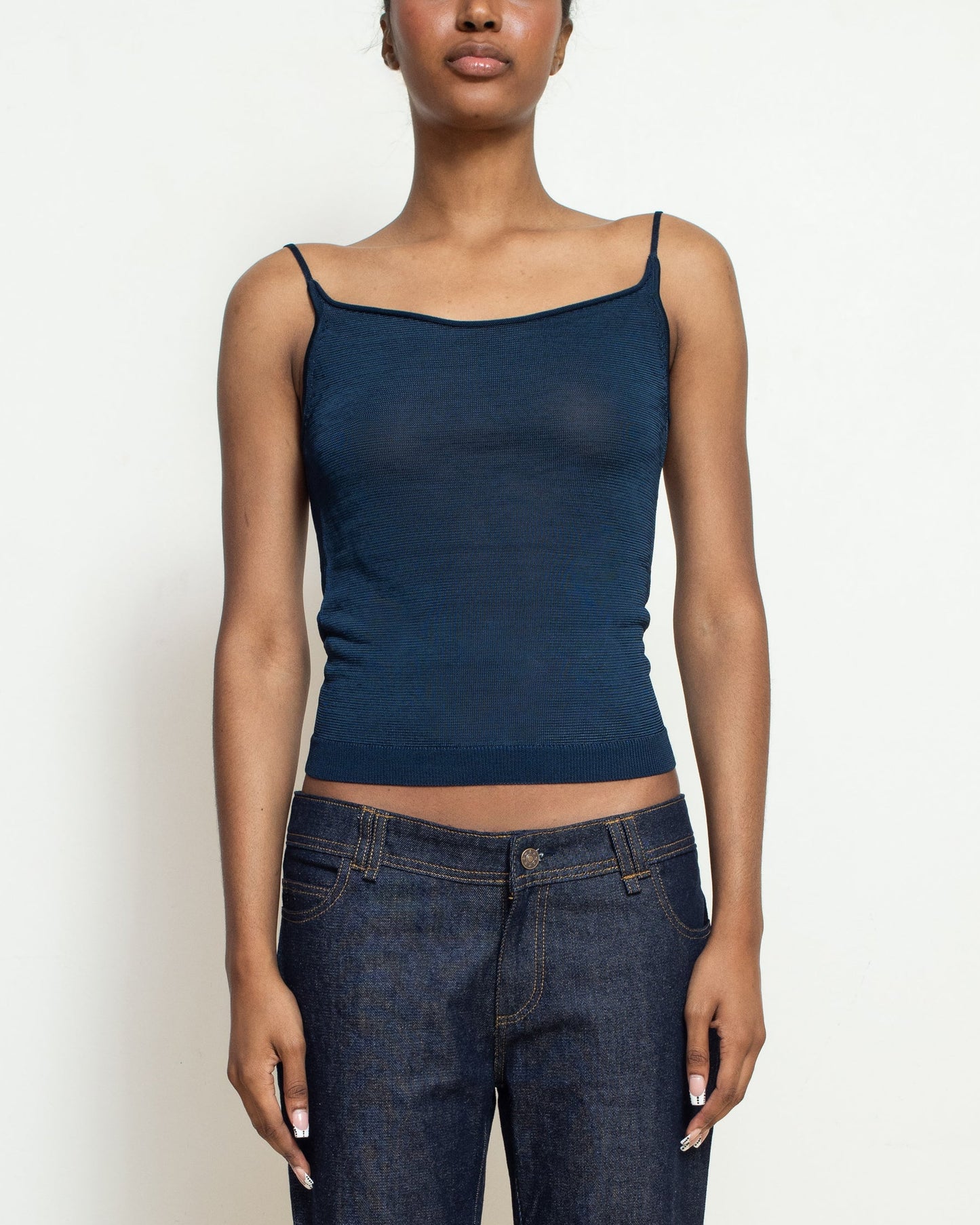 Navy Kipling Backless Tank