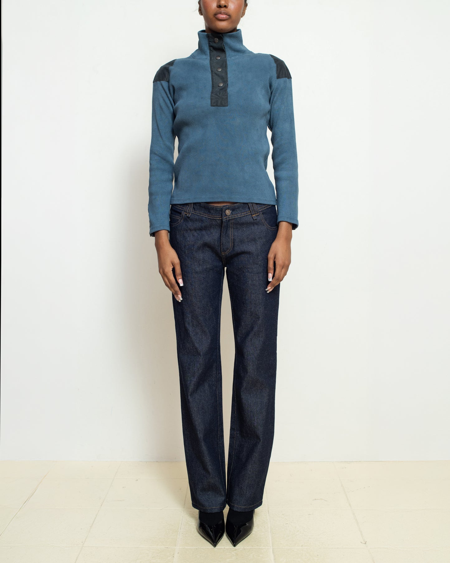 Grey Military BJD Sweater