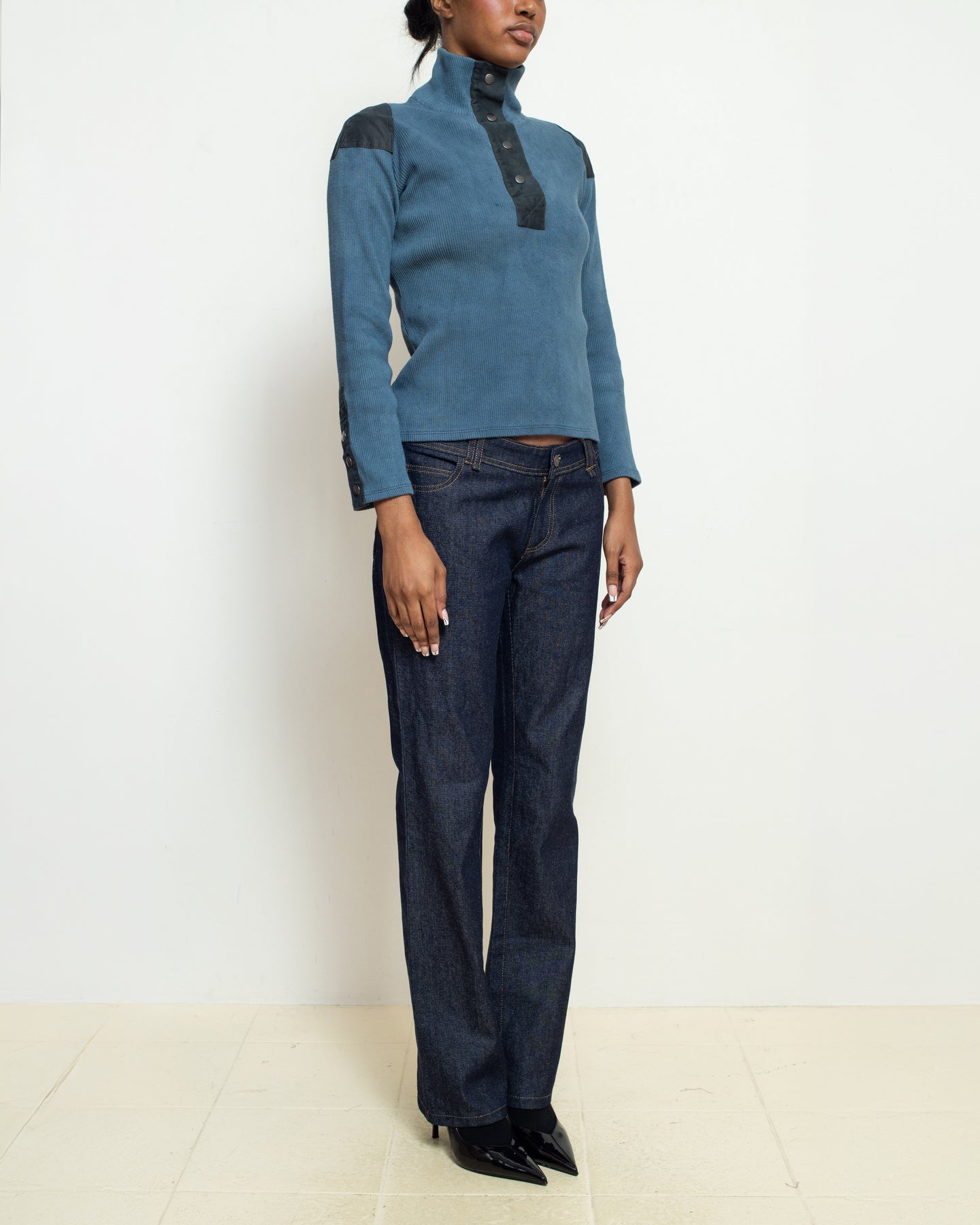 Grey Military BJD Sweater