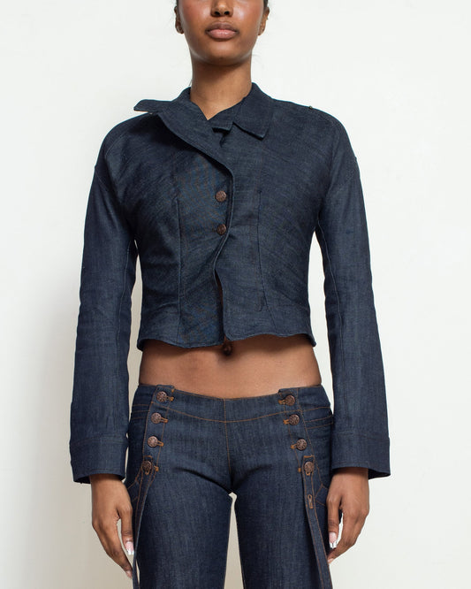 Darted Denim Jacket