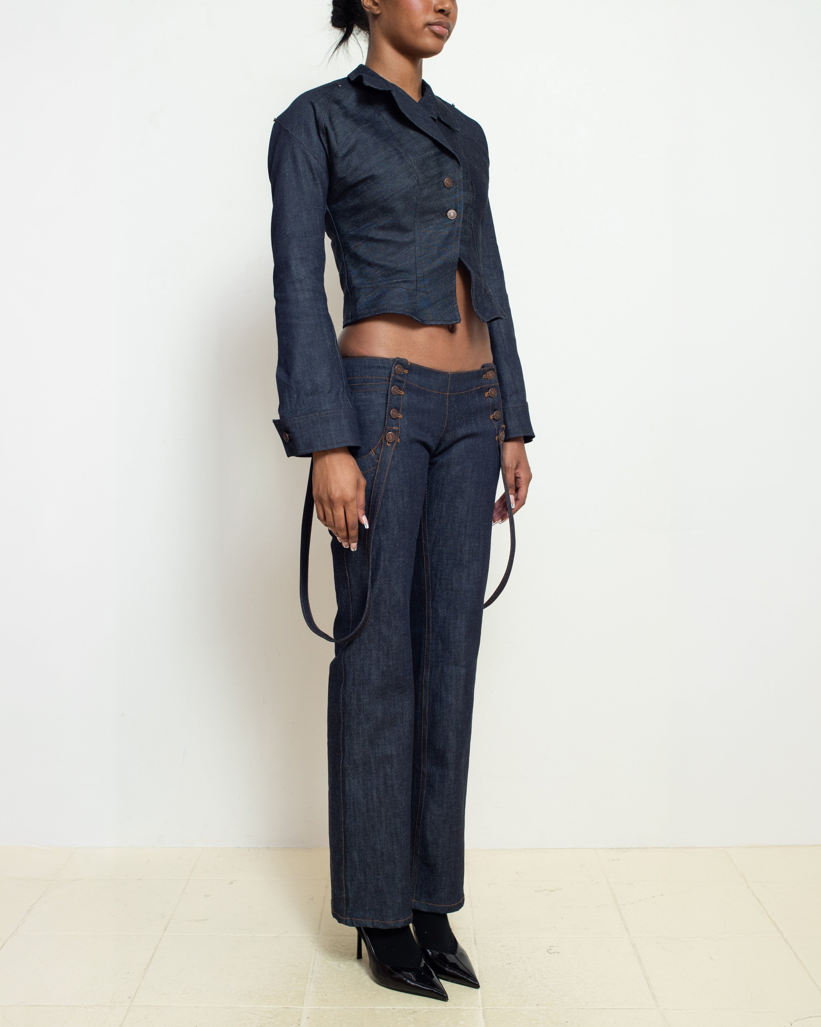 Darted Denim Jacket