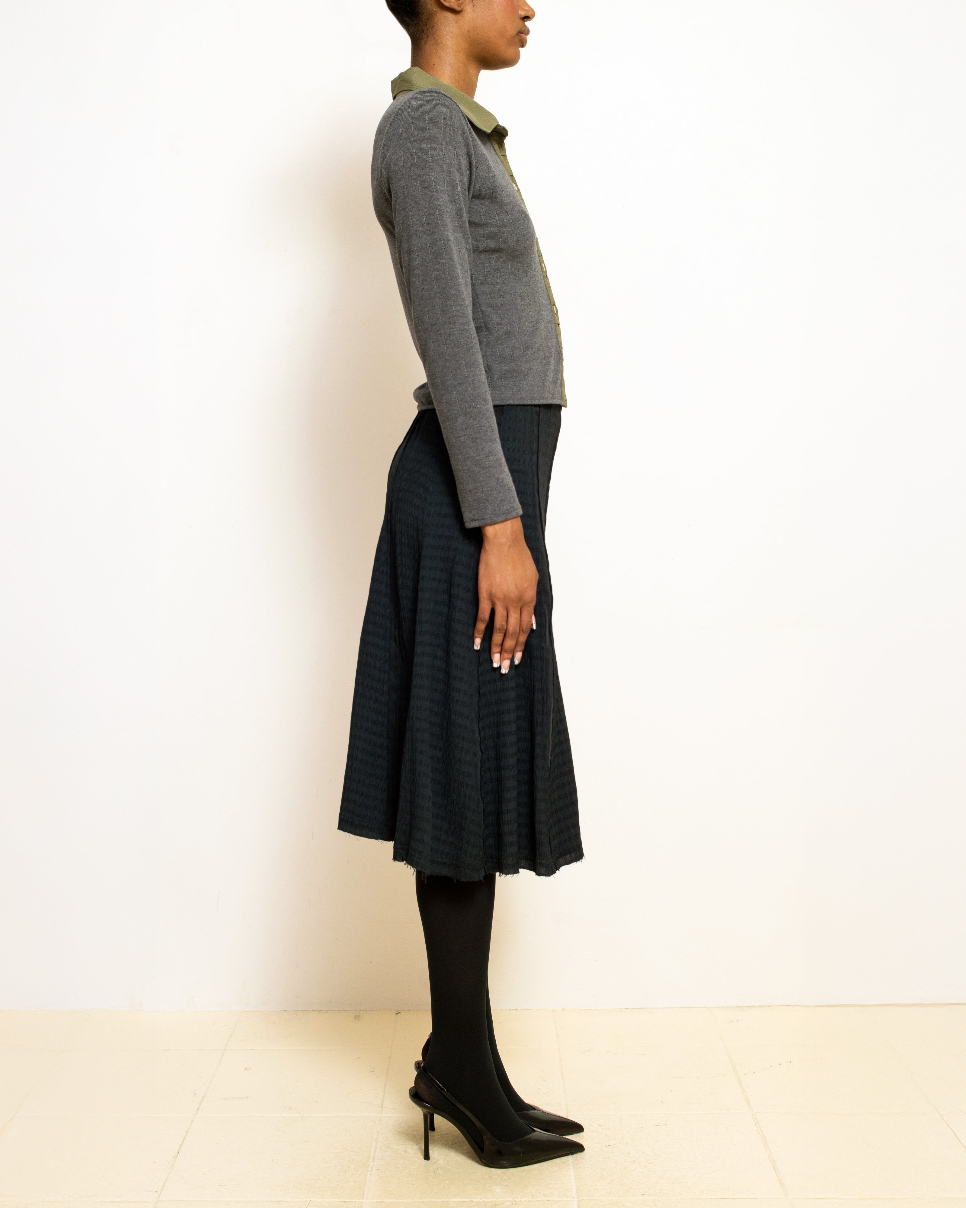 Contrast Cardigan