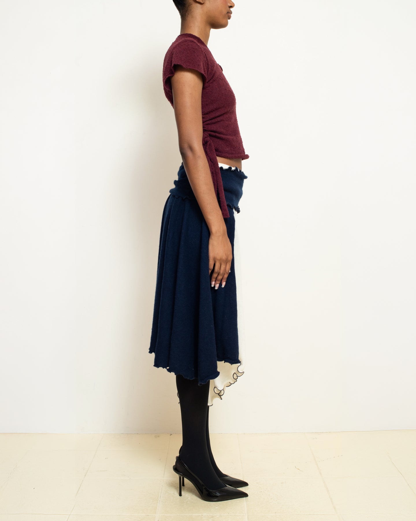 Knotted Boucle Shirt