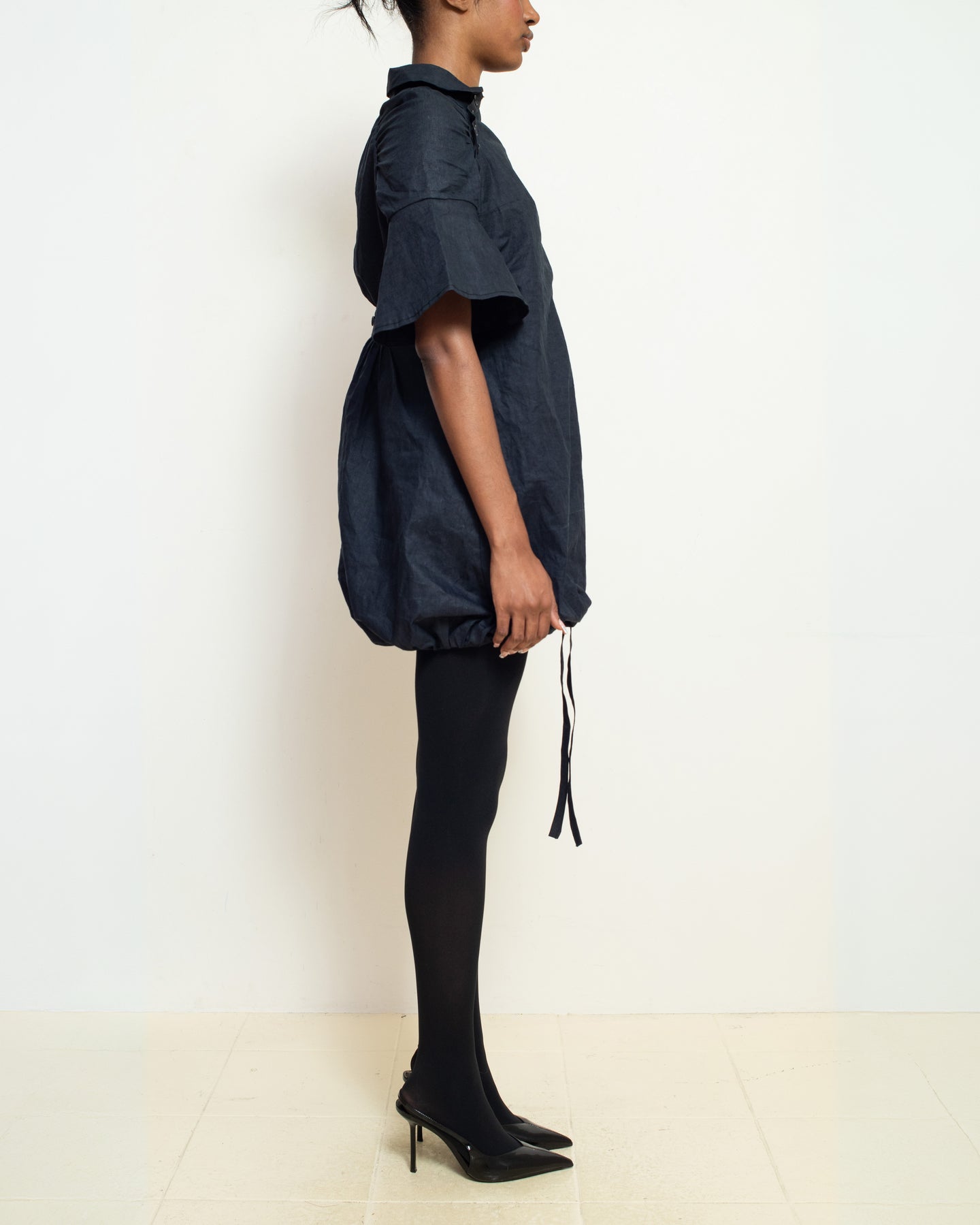 Waterproof Raglan Puff Dress