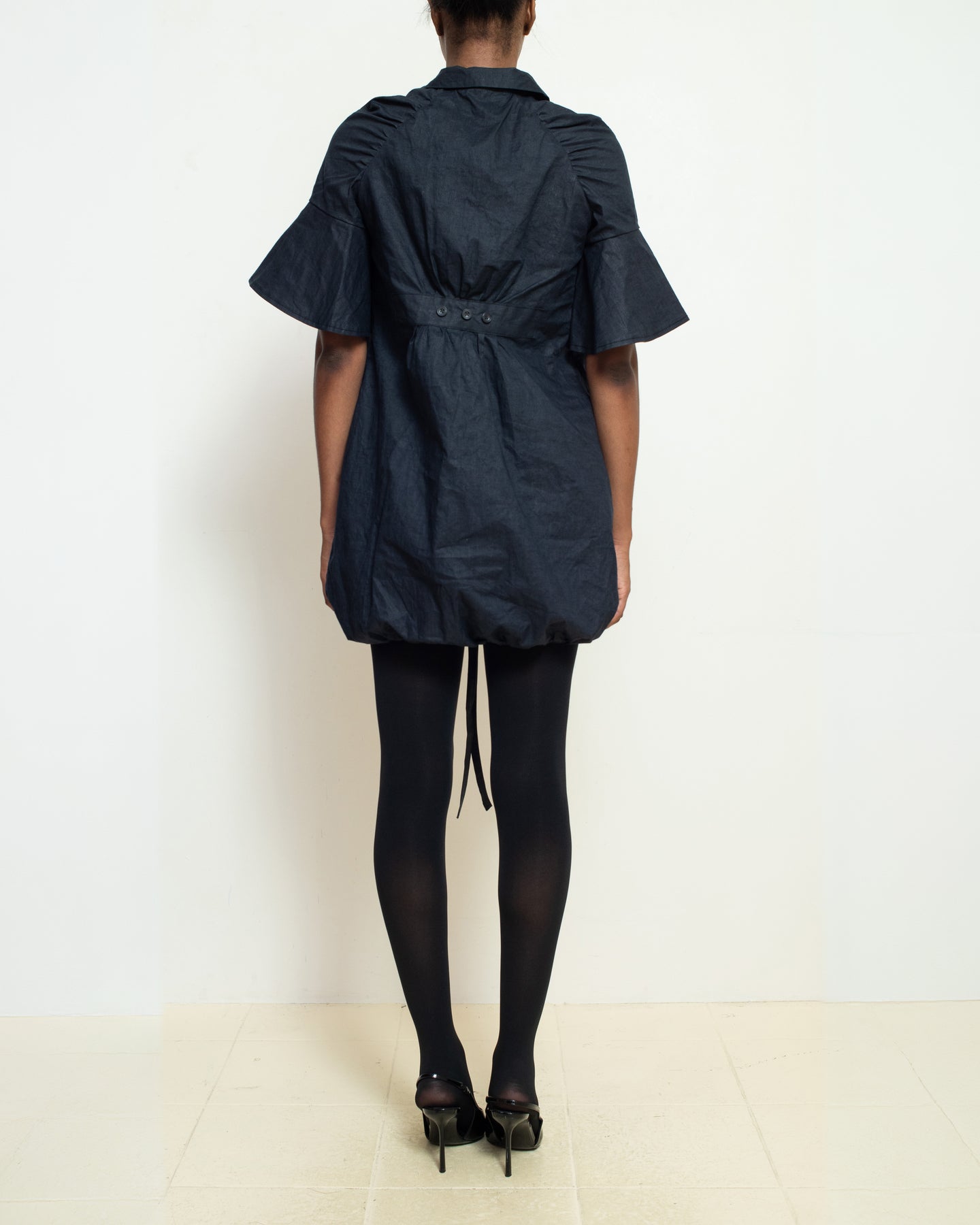 Waterproof Raglan Puff Dress