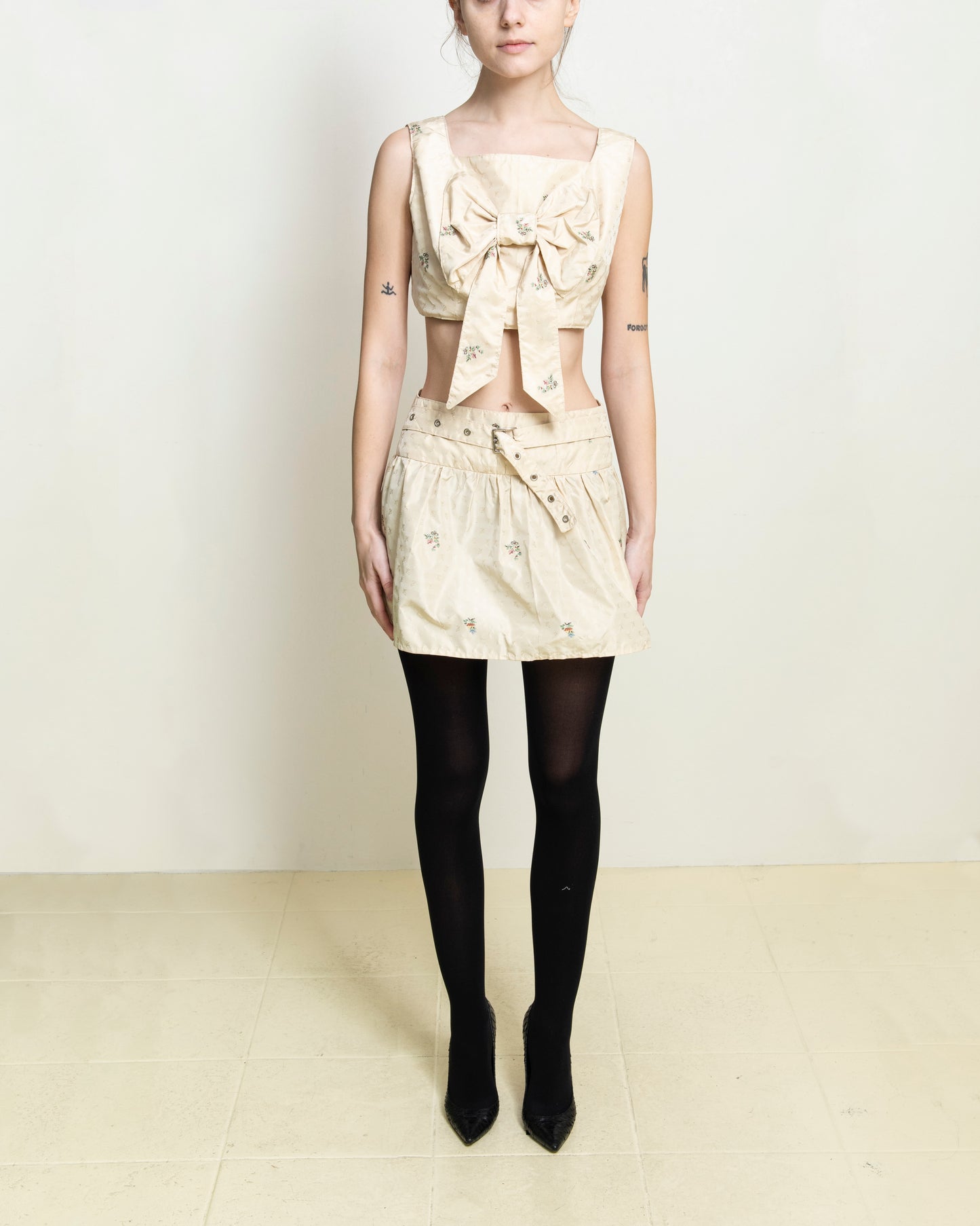 Madeline Malenfant - Skirt from Cream Set