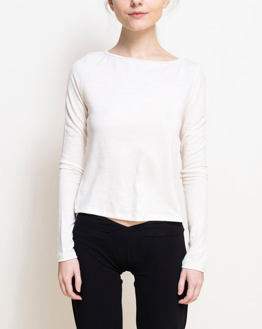 all is a gentle spring - Cream Long Sleeve