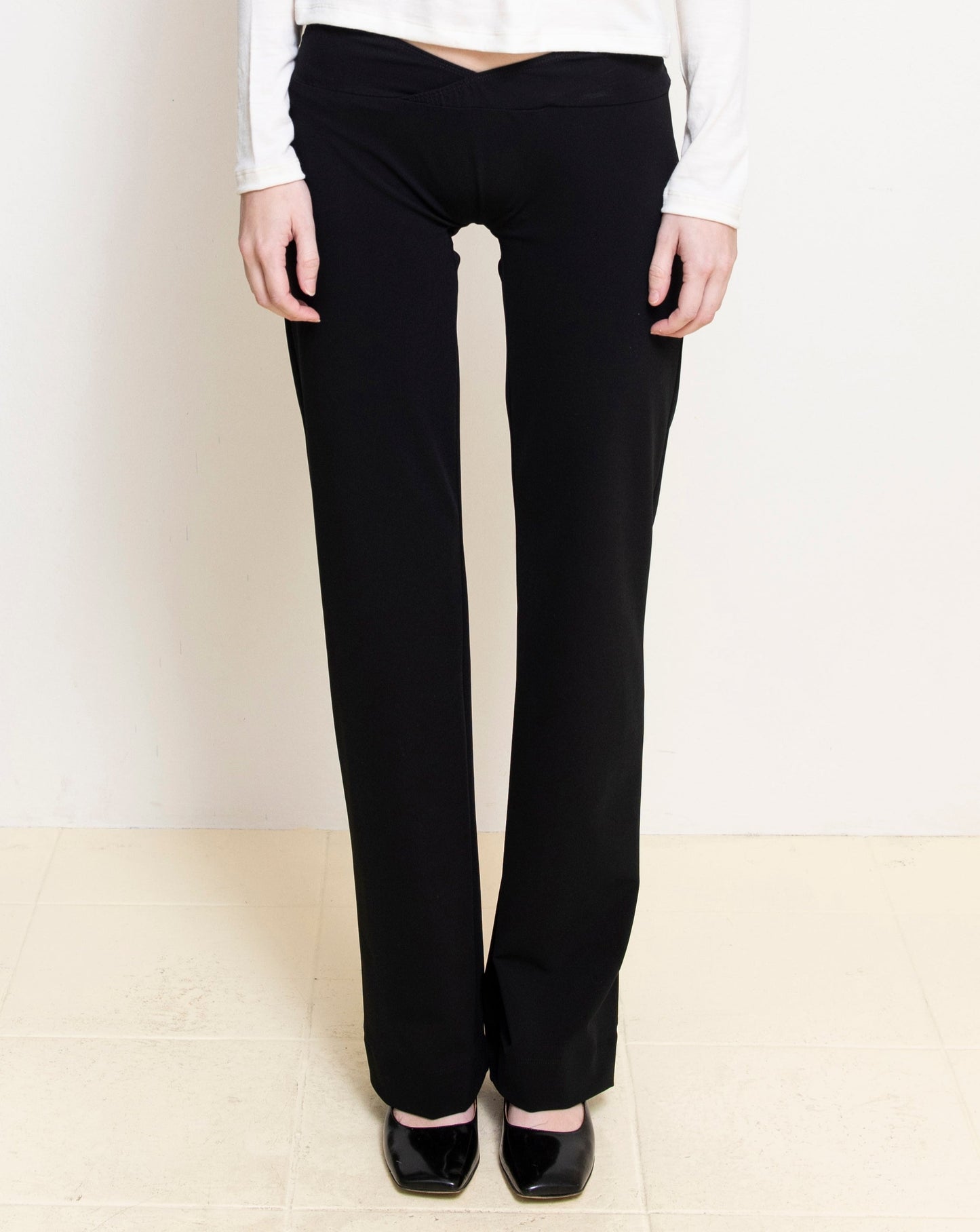 all is a gentle spring - Black Stretch Trouser