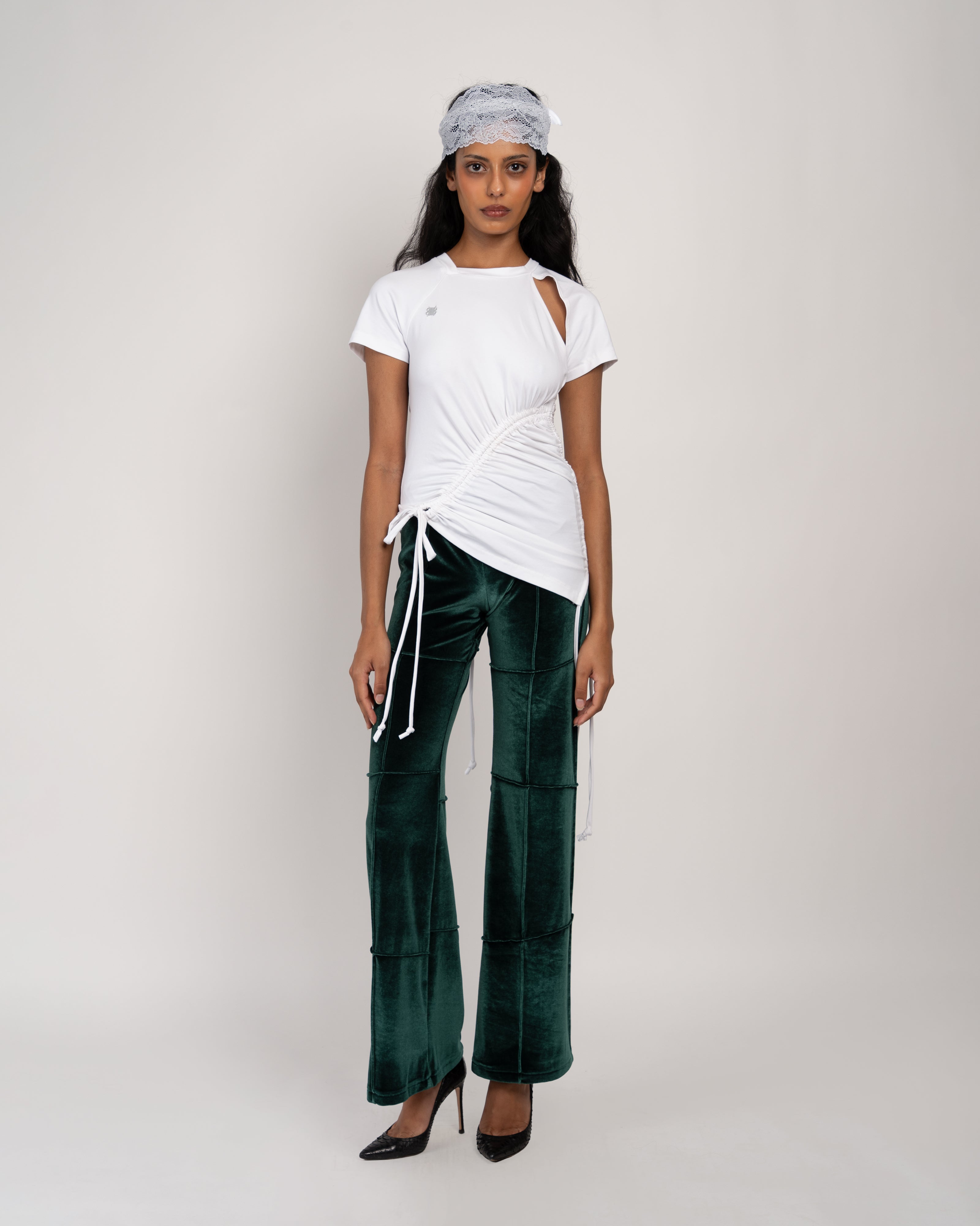 Emerald Flare Spider Pant