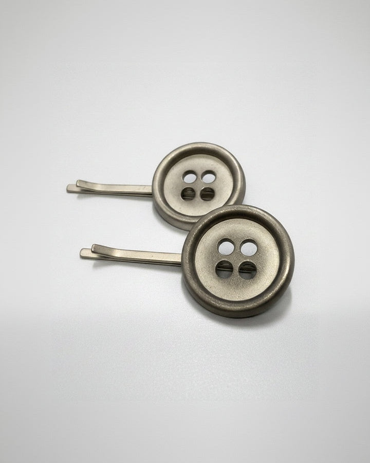 Cute as a Button Hairpin