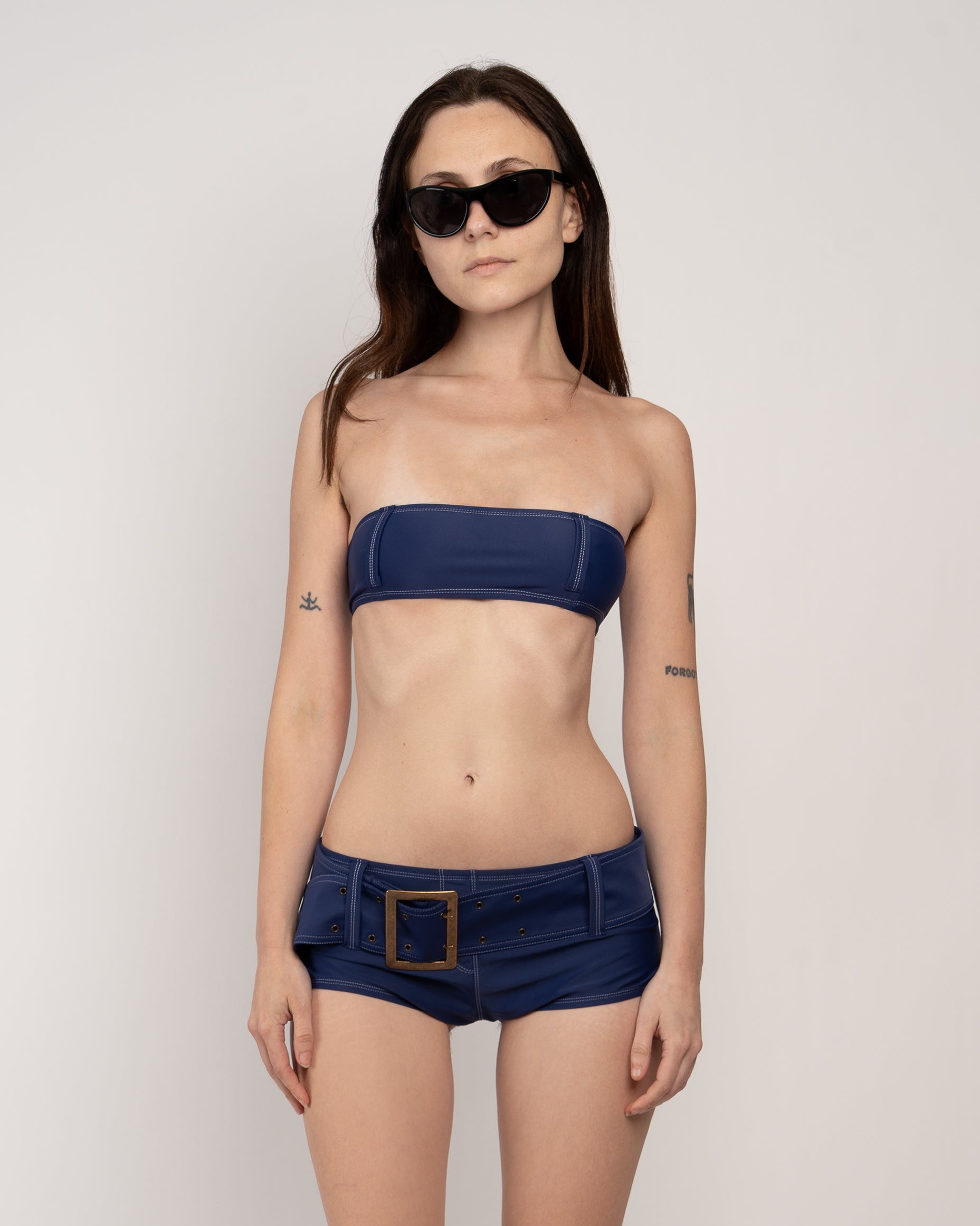 Bandera Bandeau Top in Navy