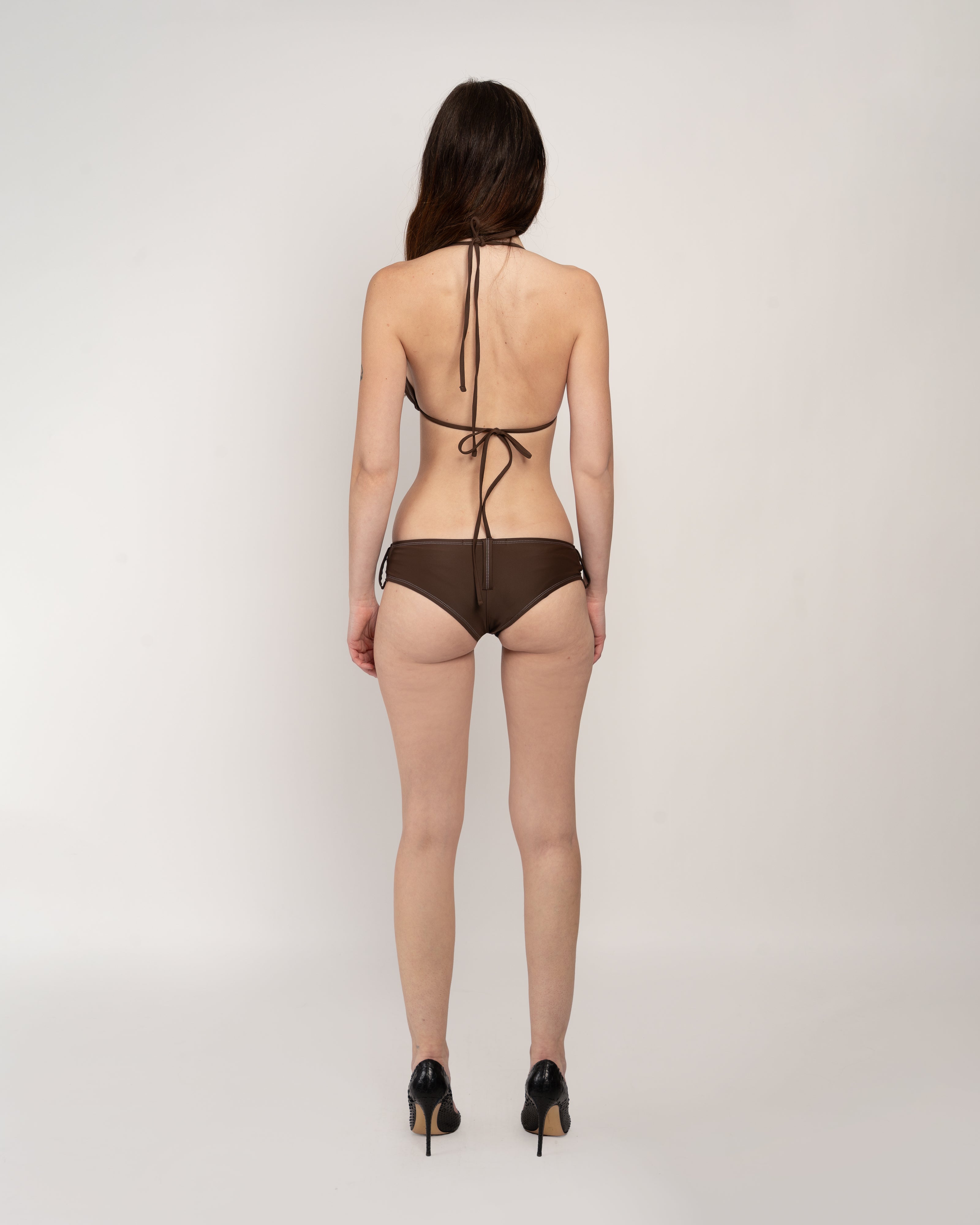 Bandera Bikini Bottoms in Brown