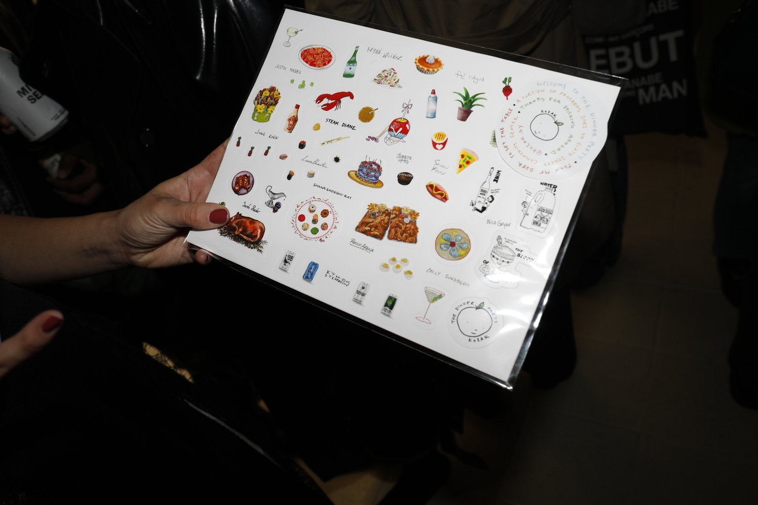 The Dinner Party Sticker Zine Launch