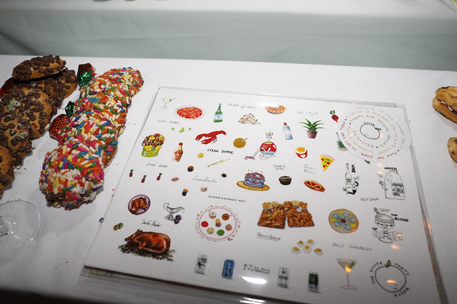 The Dinner Party Sticker Zine Launch