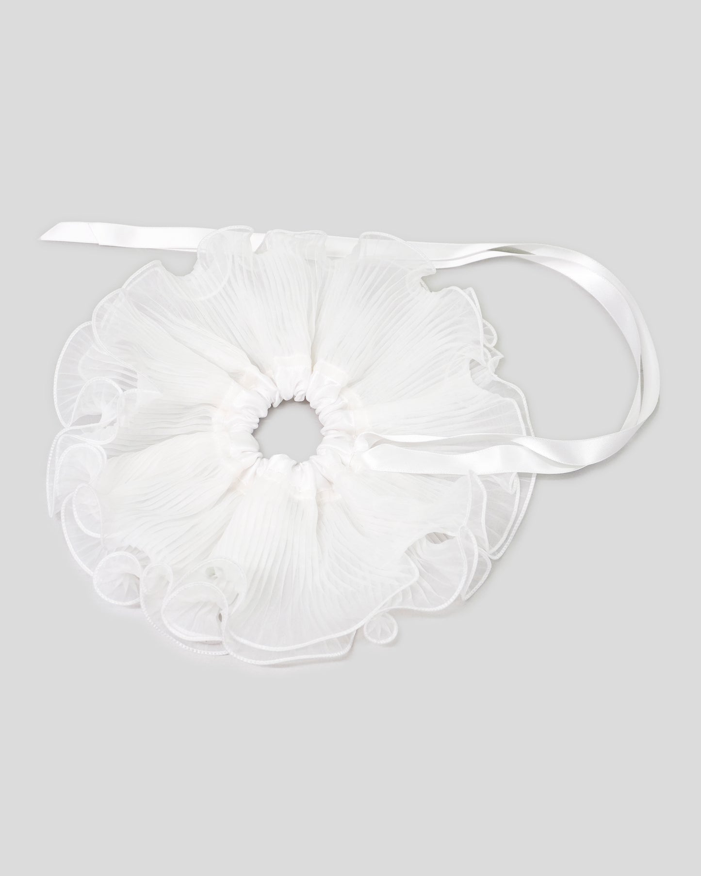 White Orchid Scrunchie