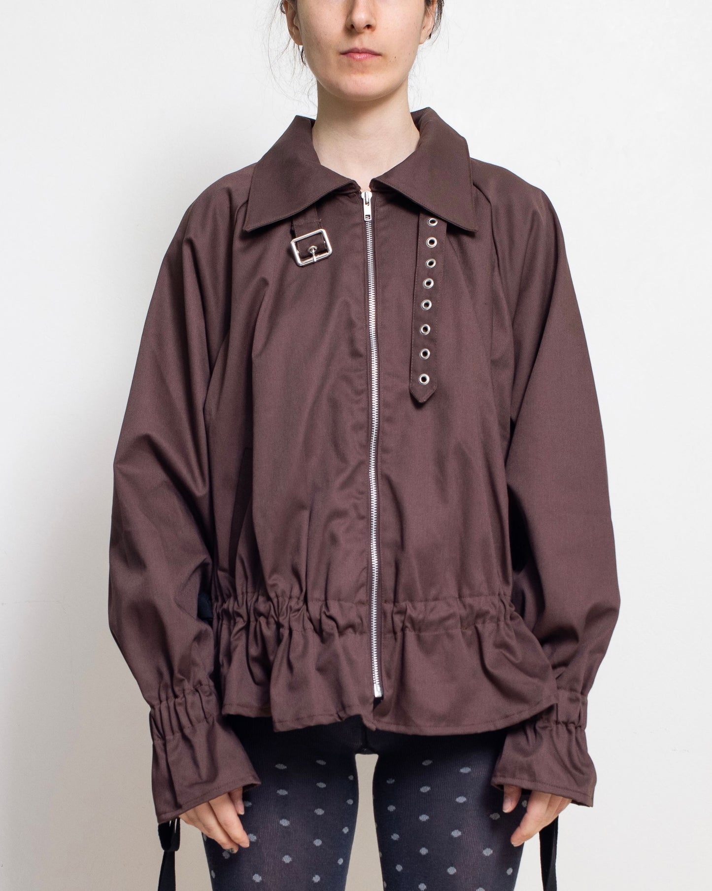 Chocolate Christie Bomber Jacket