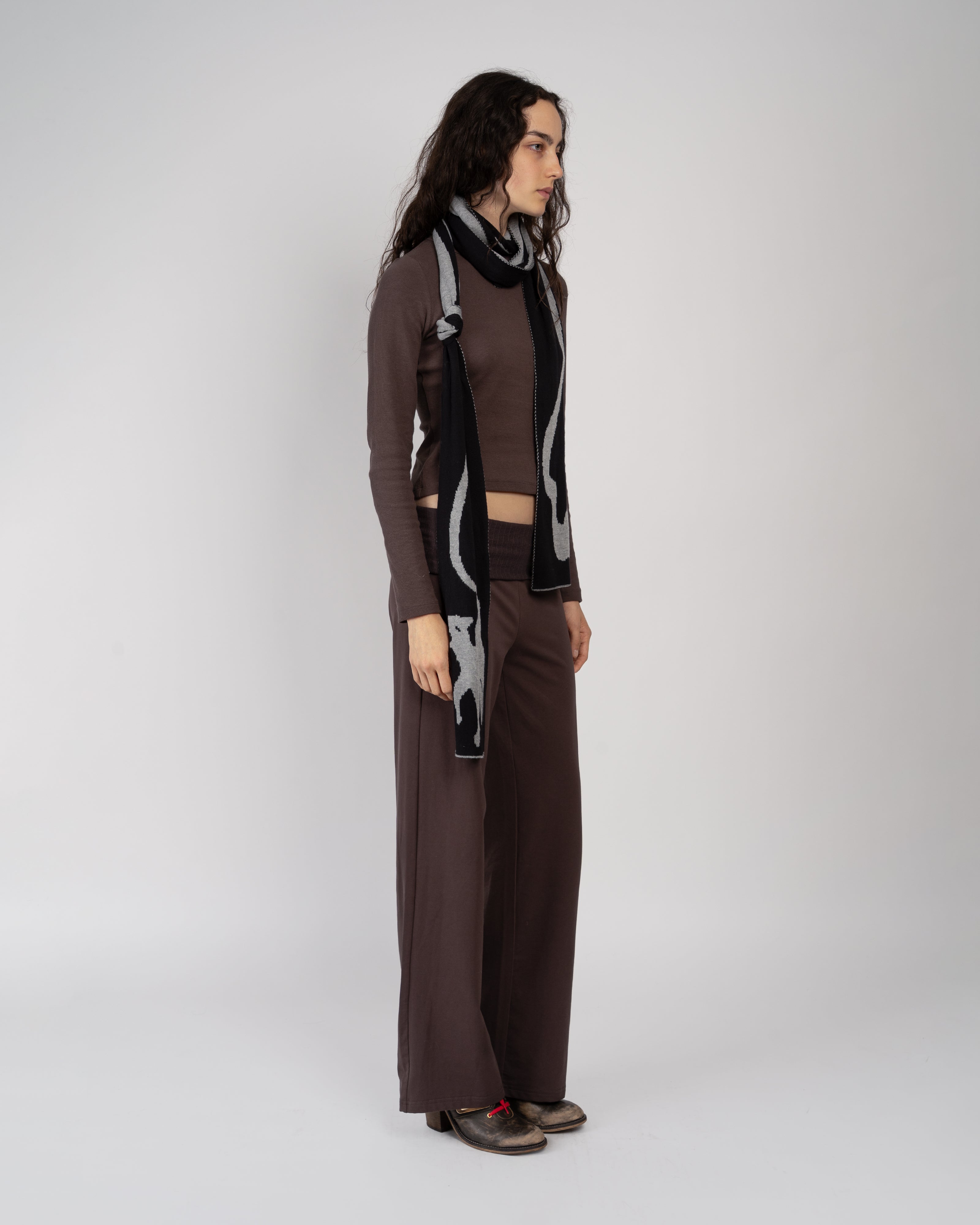 Brown Journal Pants in Jersey
