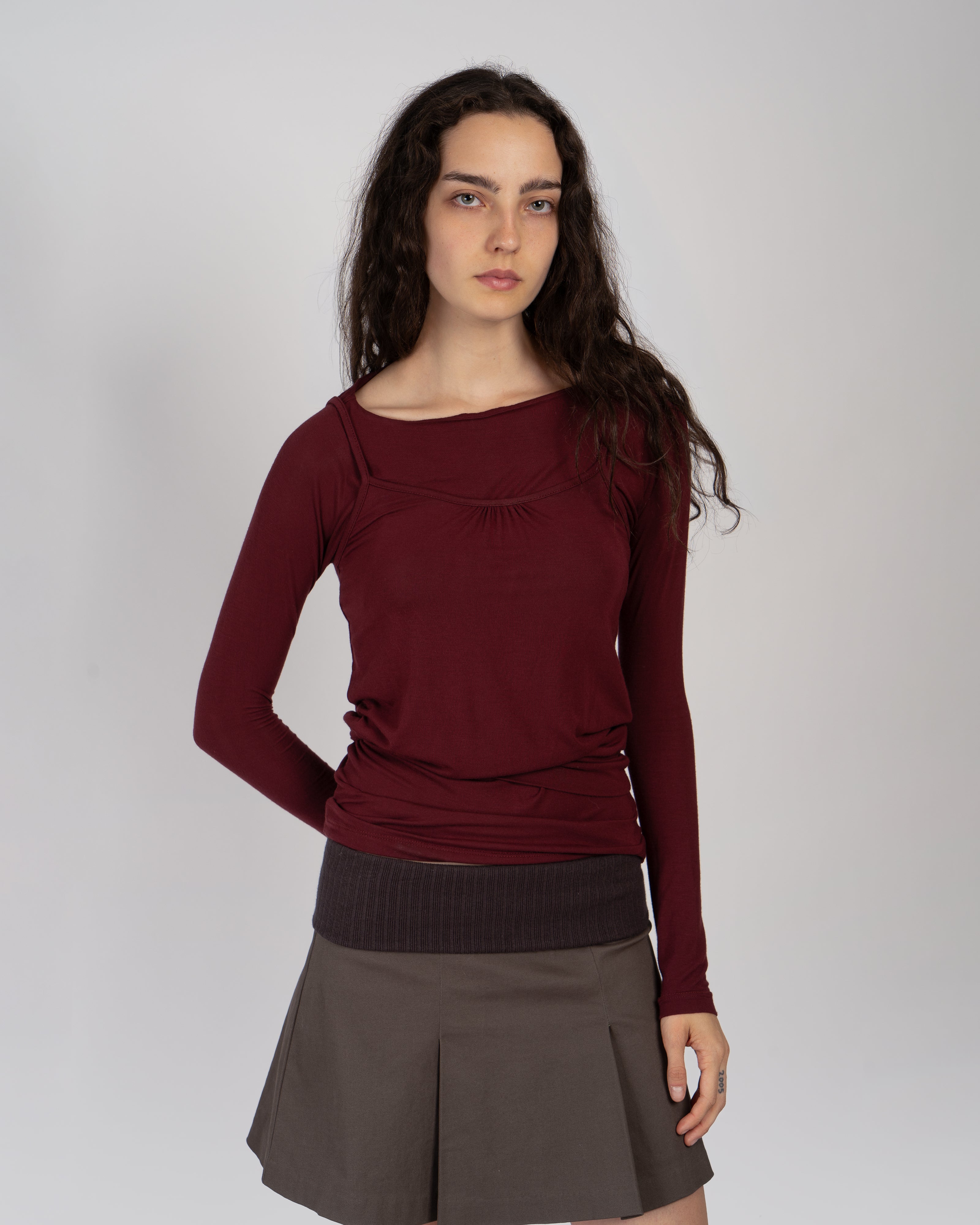 Plum Turn Back Time Top