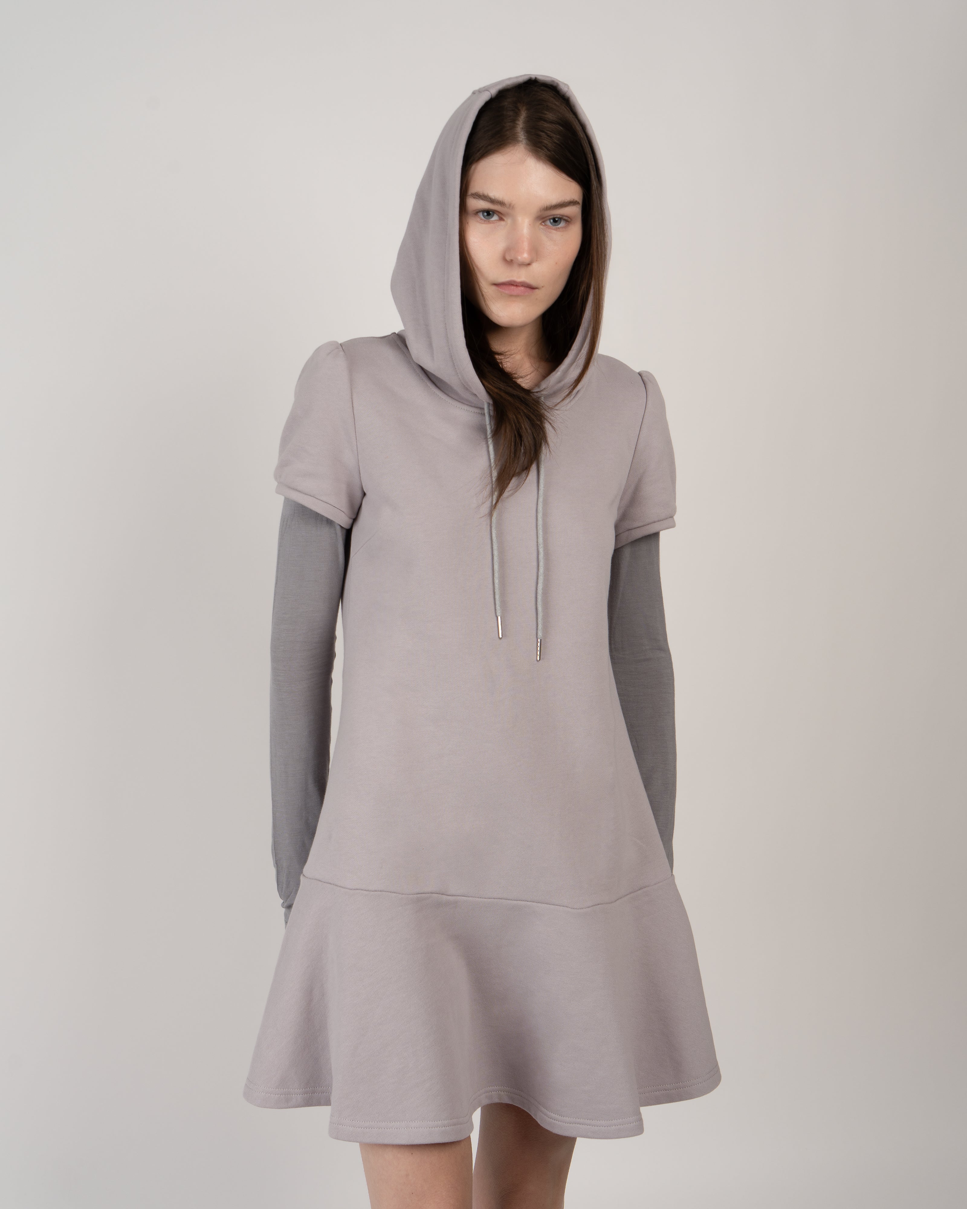 Lavender Gray Agnes Hoodie Dress