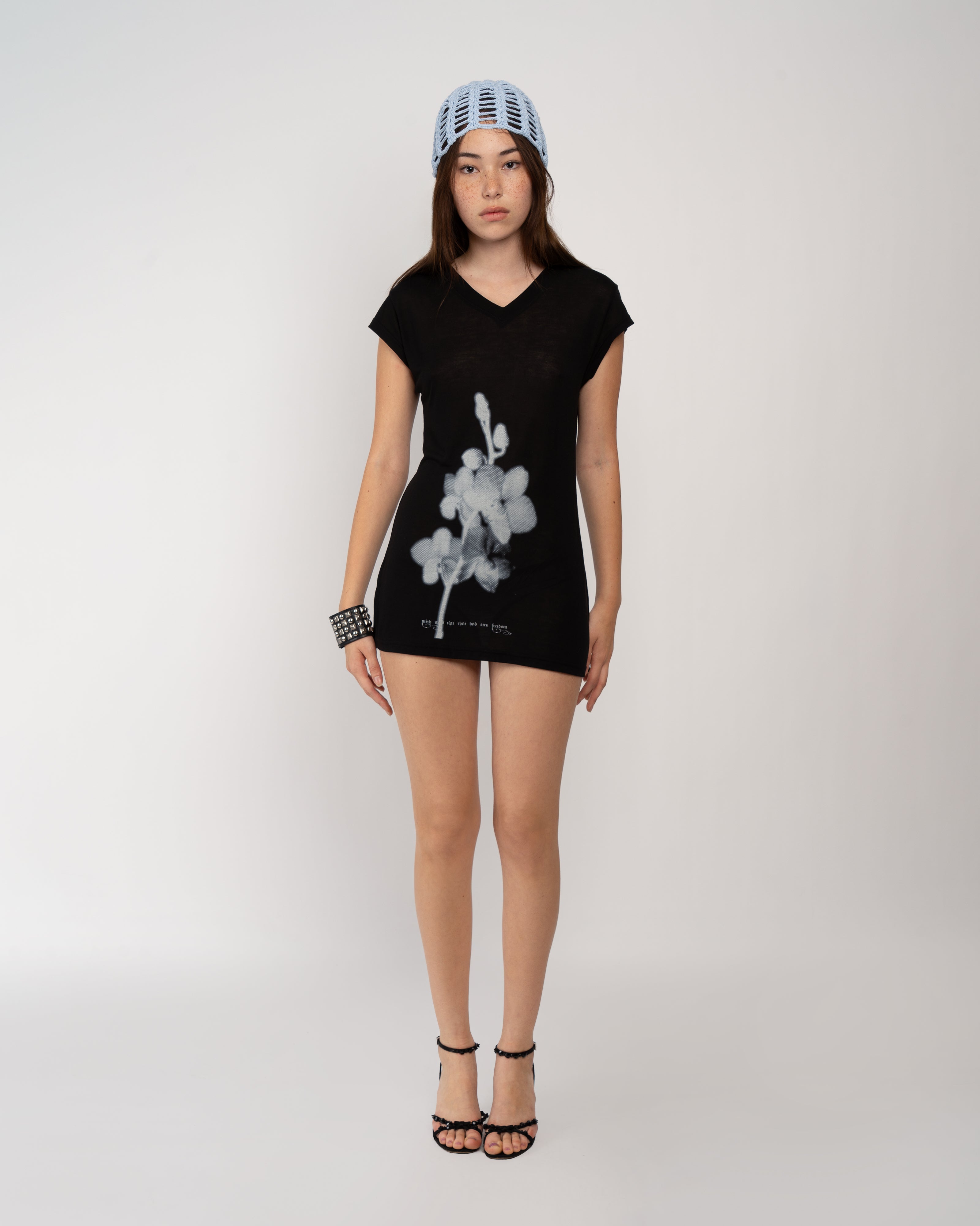 Orchid Top in Black