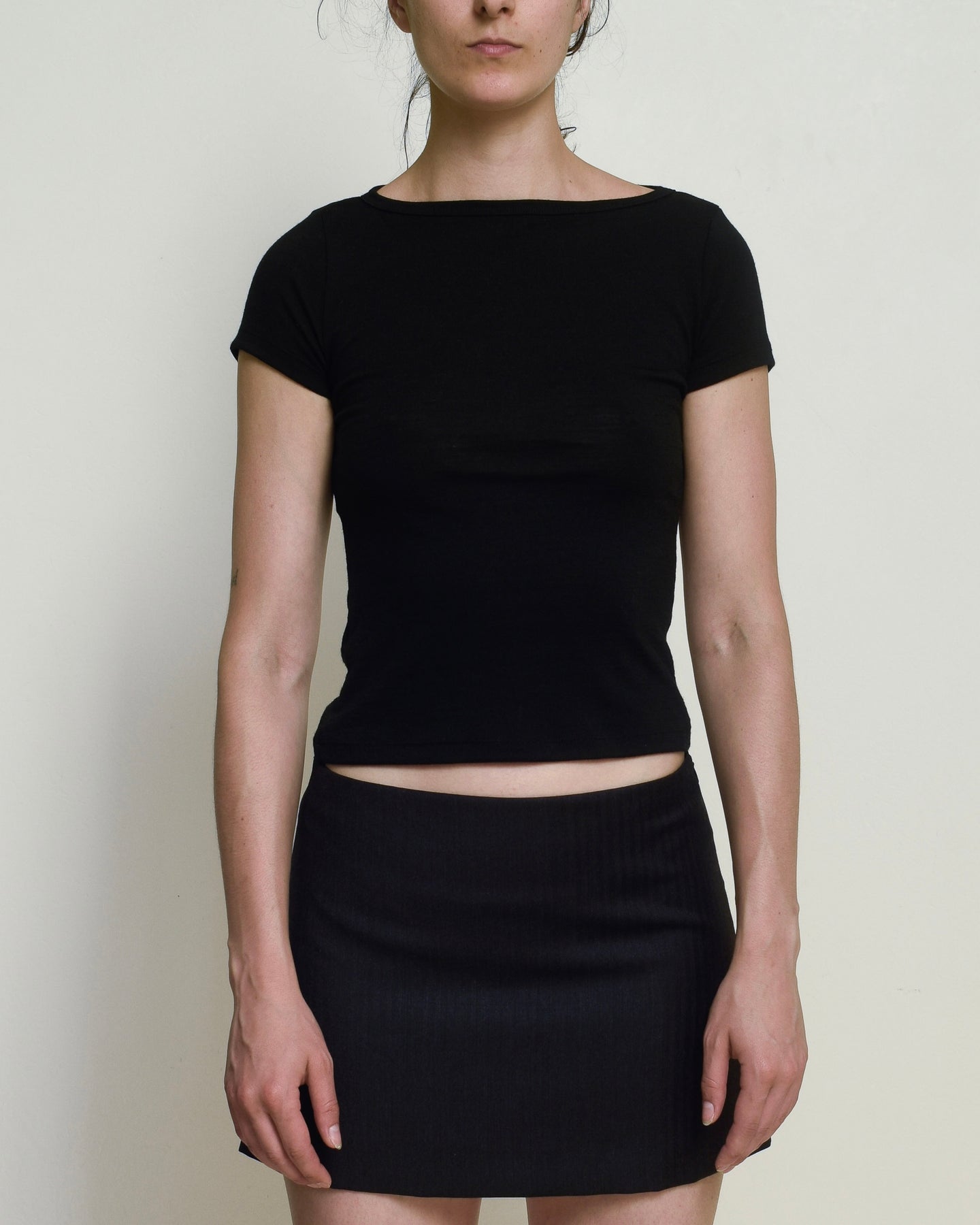 The Merino Tee in Black