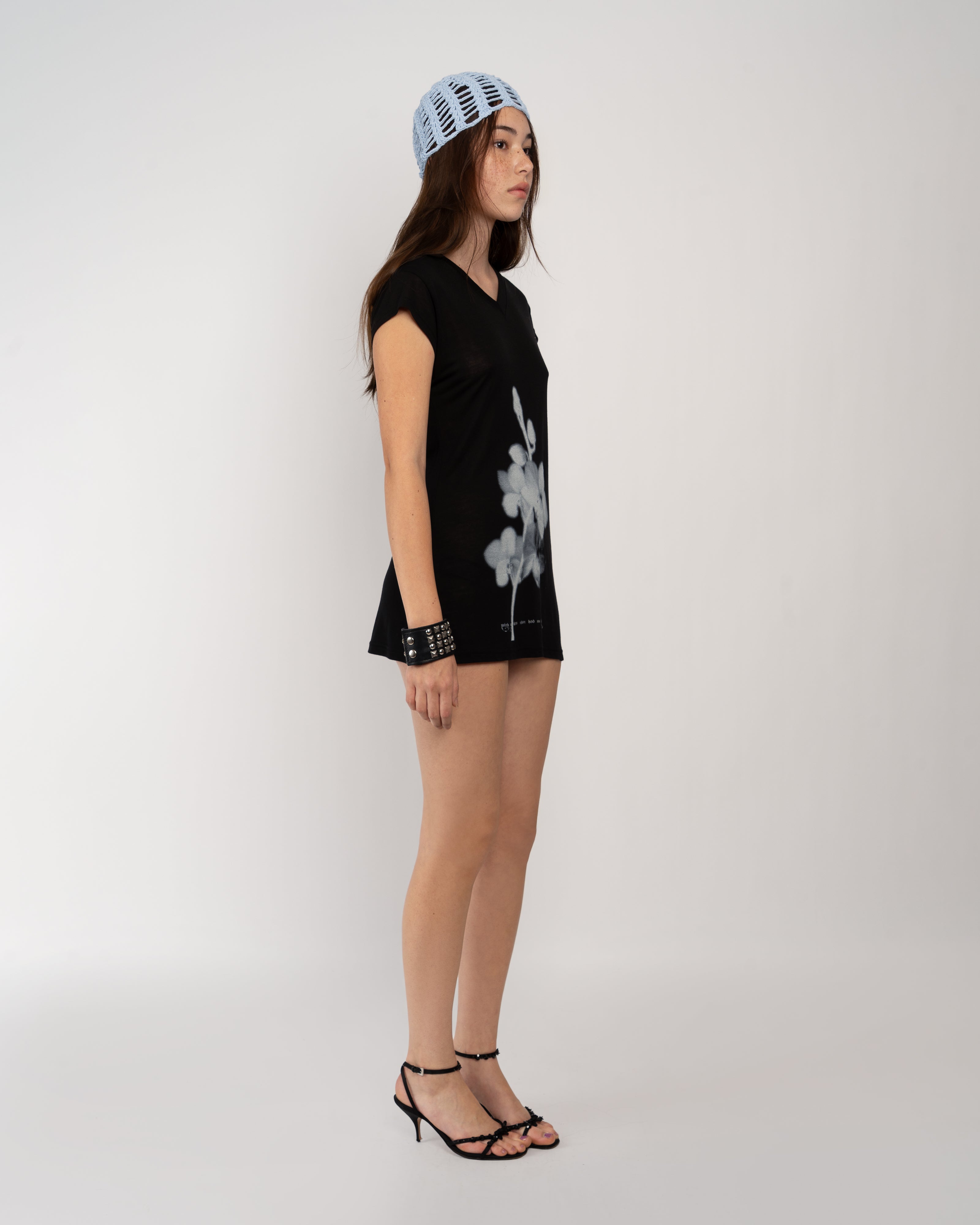 Orchid Top in Black