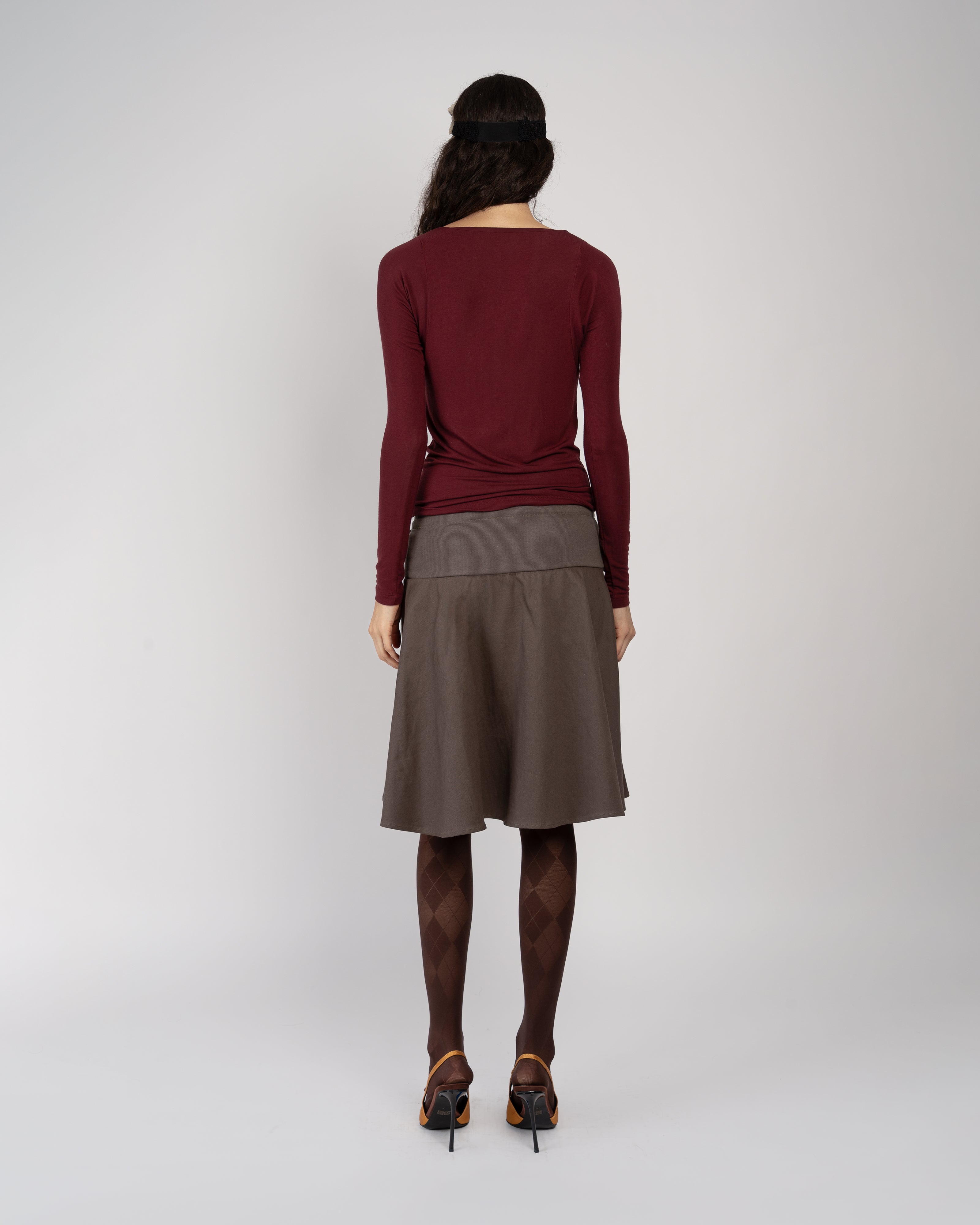 Plum Turn Back Time Top