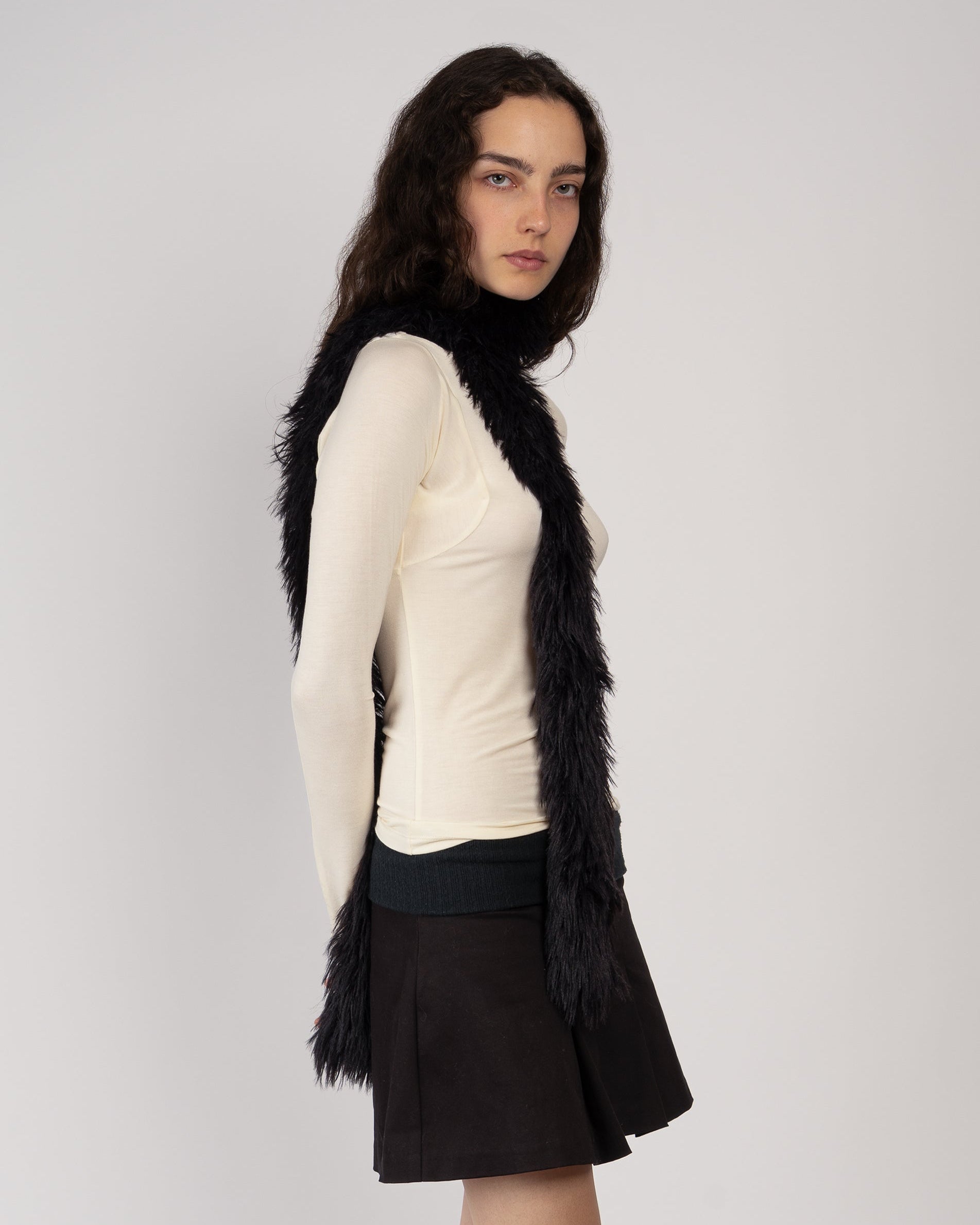 Black Oubli Scarf