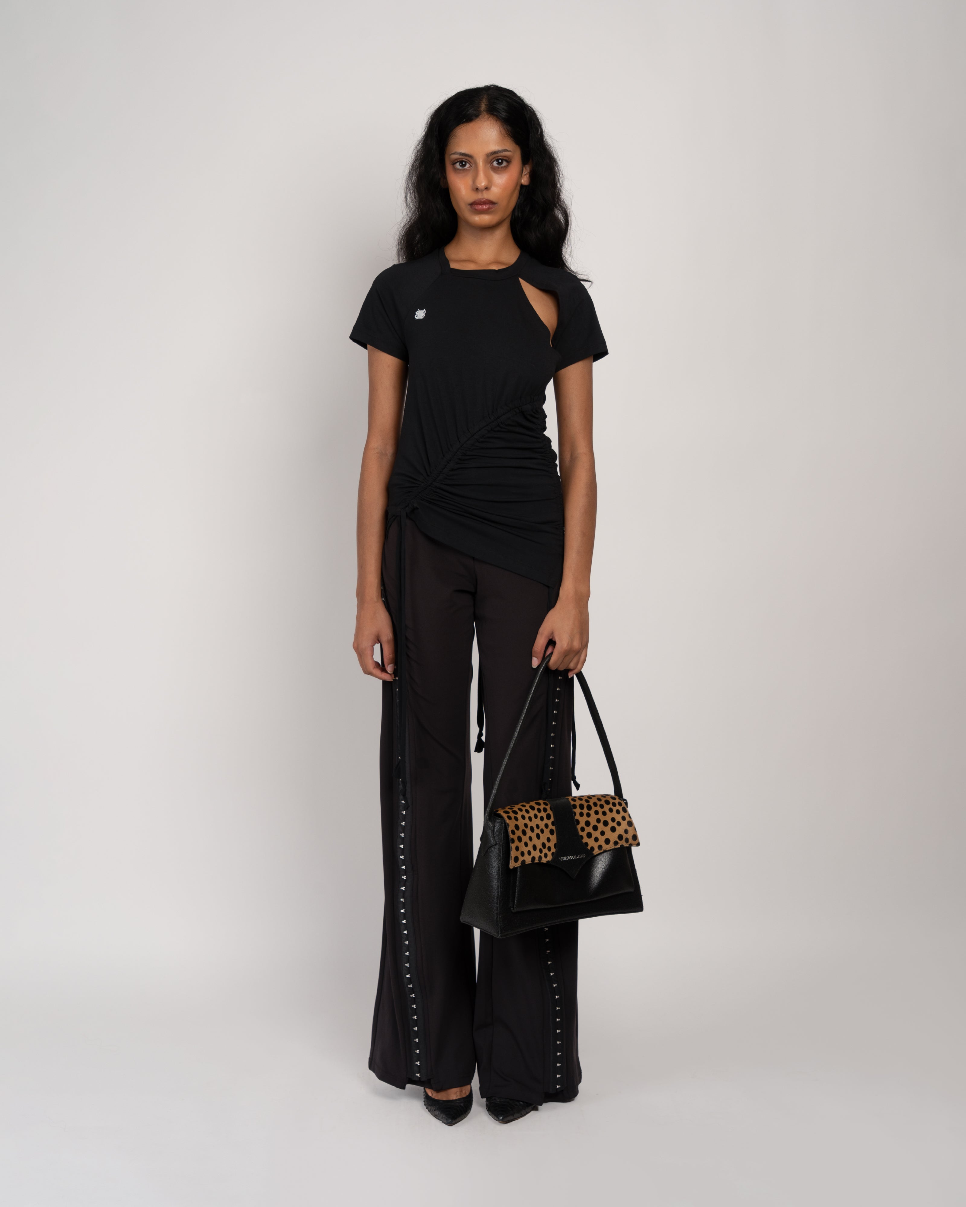 Black Hooked Pant